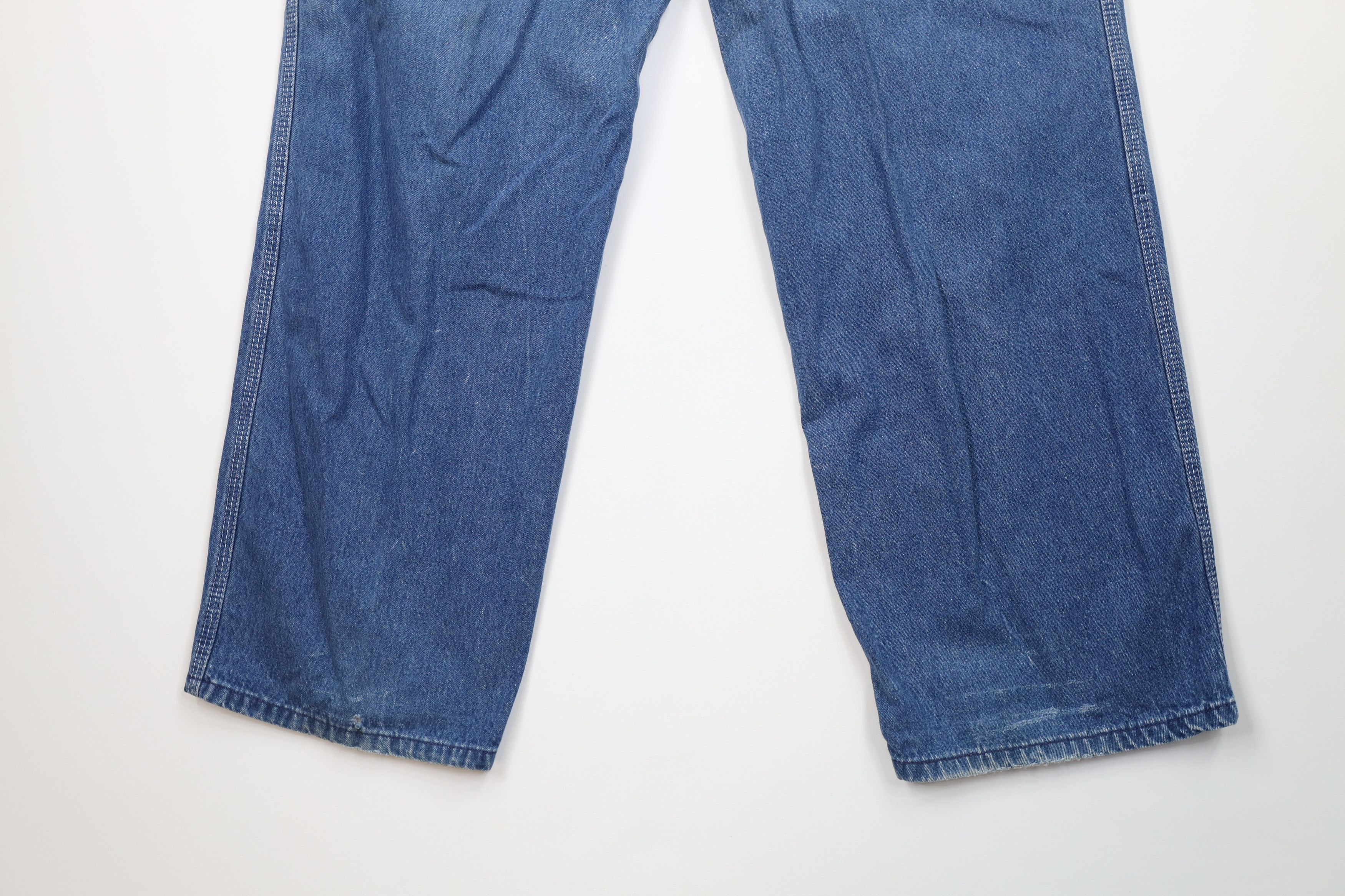 Vintage Vintage 90s Streetwear Workwear Wide Leg Dungaree Jeans USA Size US 44 / EU 60 - 14 Thumbnail