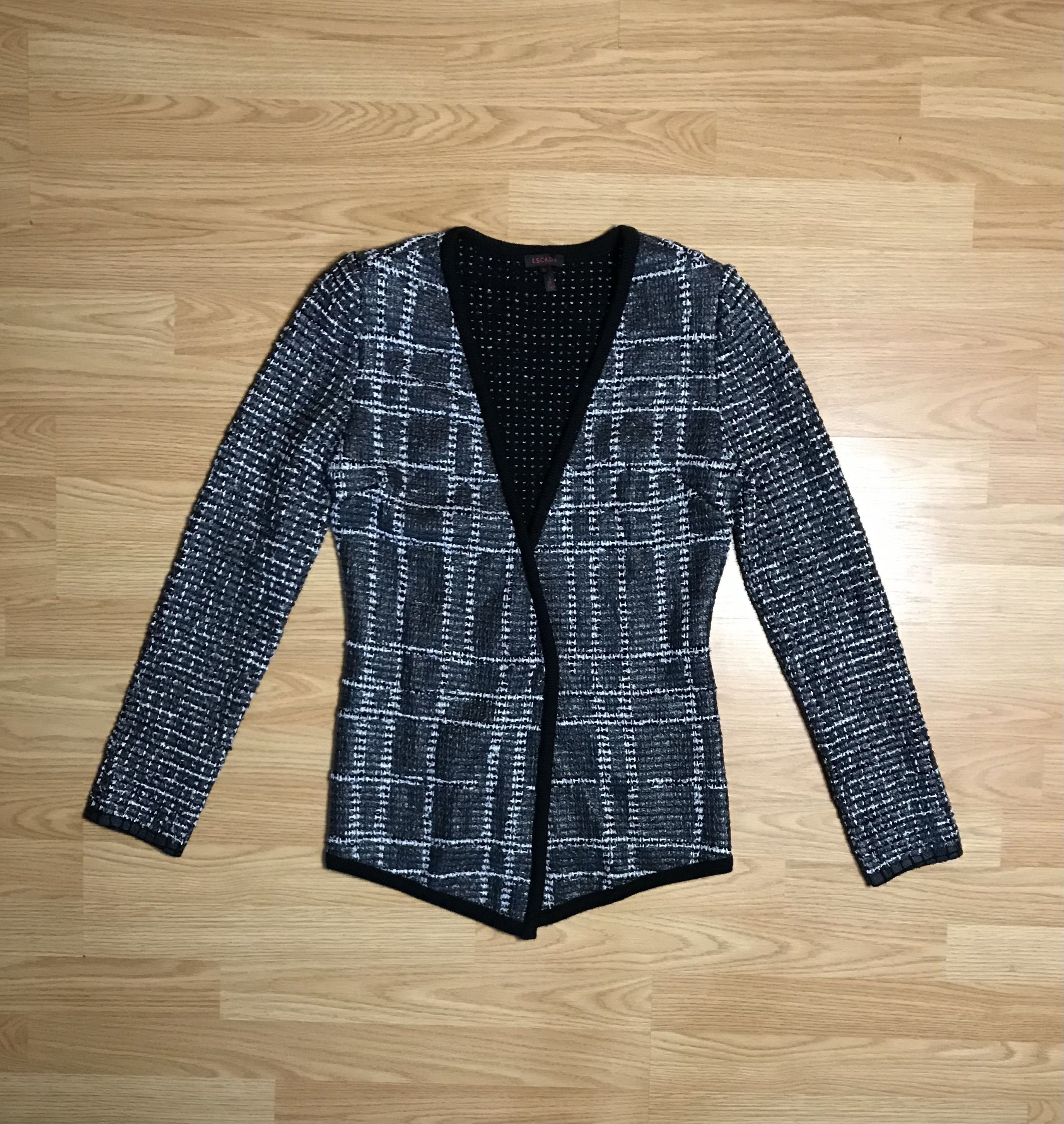 Escada × Vintage **Retro Escada Cardigan** Size L / US 10 / IT 46 - 1 Thumbnail