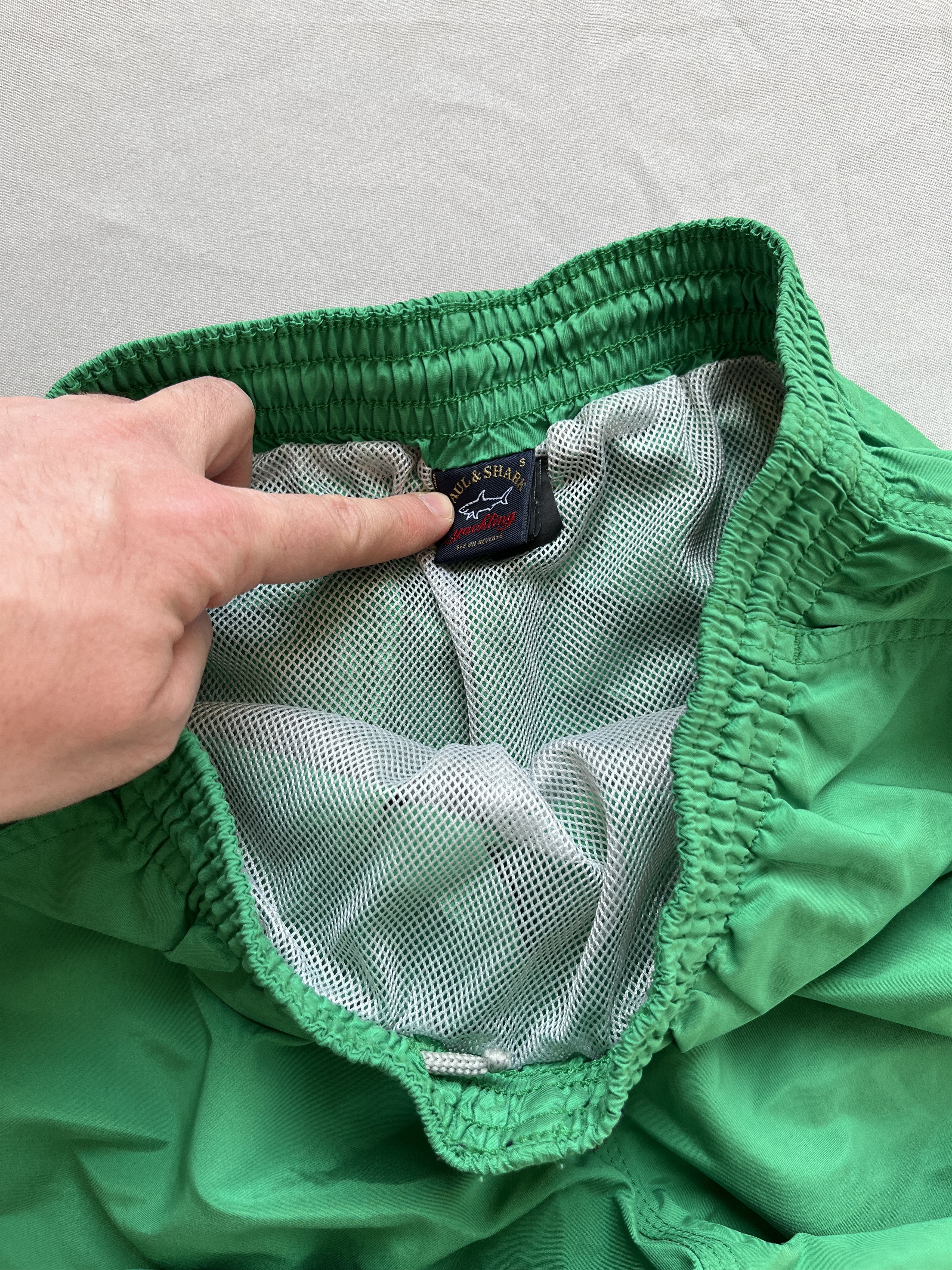 Paul & Shark Paul & Shark Green Shimmer Light Summer Shorts Size US 30 / EU 46 - 5 Thumbnail