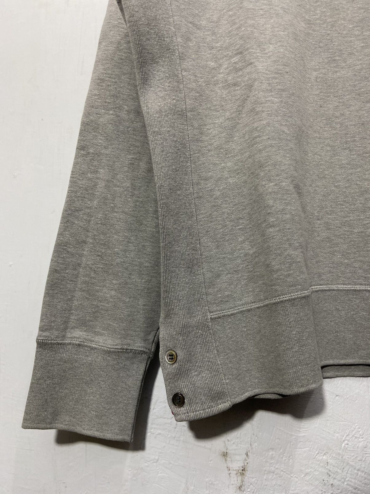 Thom Browne Thom Browne - 4 Bar Sweatshirt Grey Size US L / EU 52-54 / 3 - 11 Thumbnail