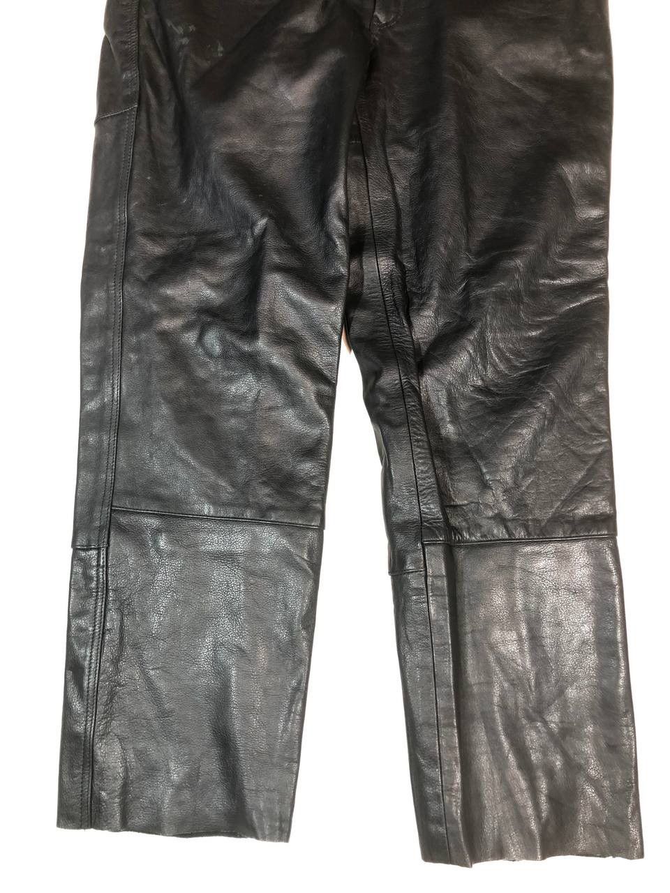 Leather × Vintage Leder Arizona USA Leather Moto Biker Pants Size US 36 / EU 52 - 2 Thumbnail