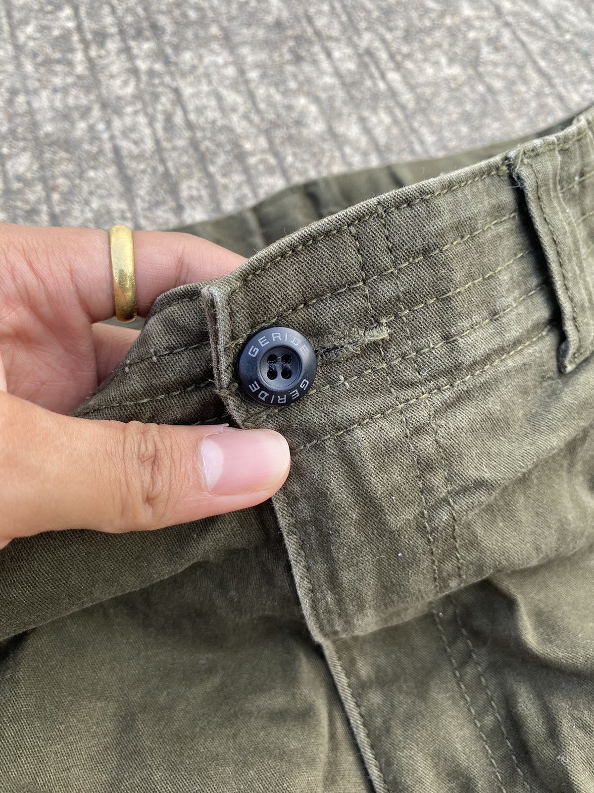 Japanese Brand Vintage GERIDE Military Flared Pants Size US 31 - 8 Thumbnail