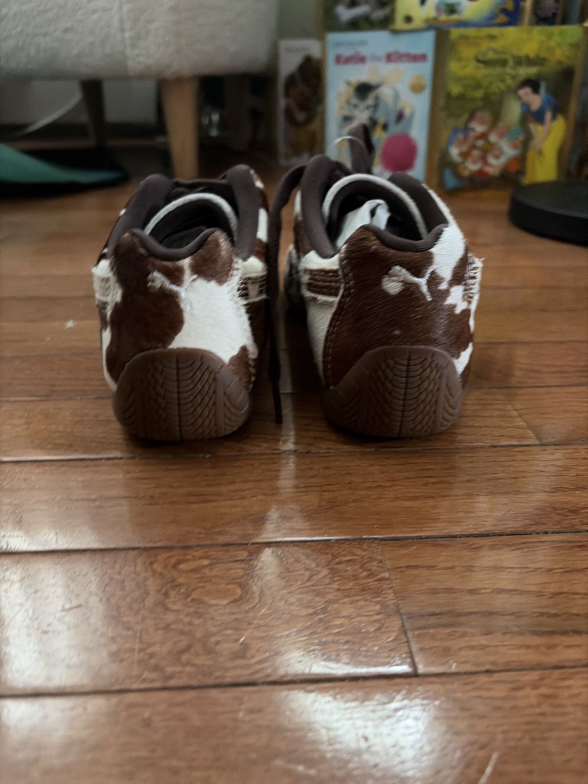 Puma Woman Cow Print Low Tops Size US 8 / IT 38 - 3 Thumbnail