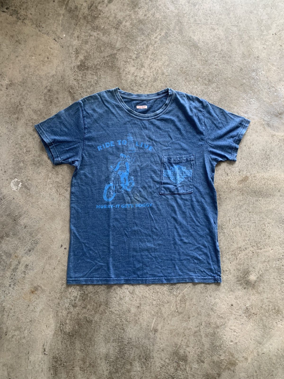 Kapital Kapital Single Pocket Harley Davidson Design tshirt Size US M / EU 48-50 / 2 - 1 Thumbnail