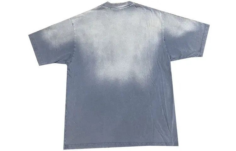 Balenciaga o1s1rm1224 Medium Fit T-Shirt in Fadded Blue/White Size US S / EU 44-46 / 1 - 2 Thumbnail