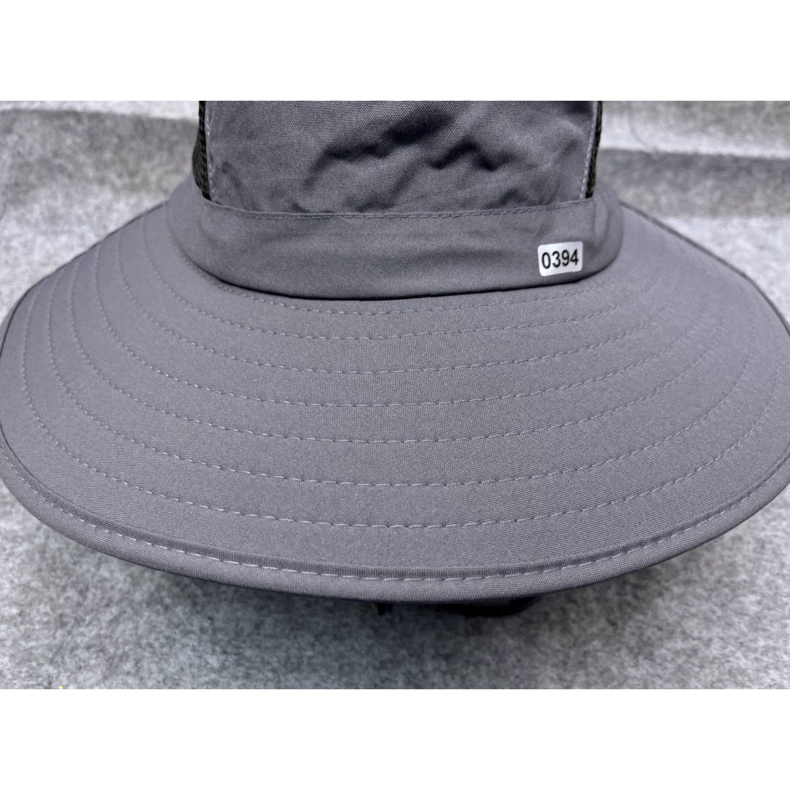 Vintage Einskey Sun Bucket Hat Adult One Size Gray Knit 100% Polyester Camp Outdoors Size ONE SIZE - 3 Thumbnail