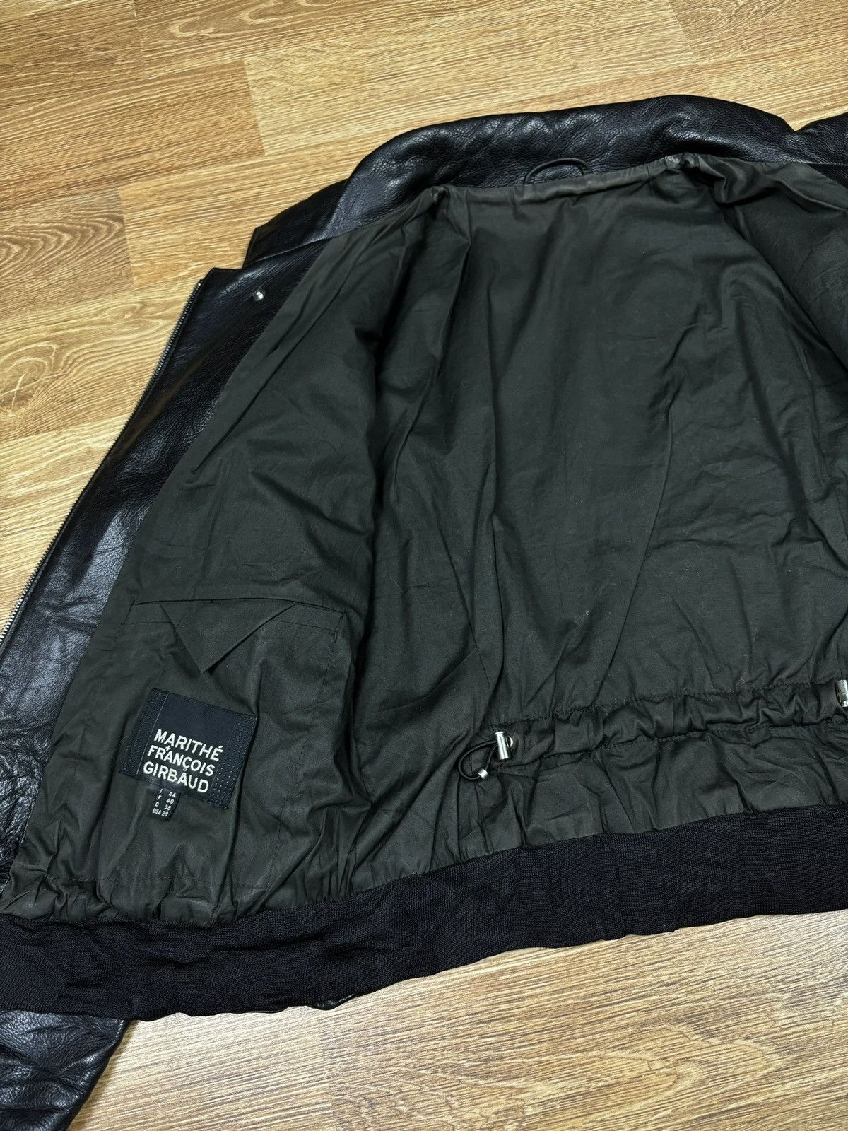 Marithe + Francois Girbaud Marithé François Girbaud FW2002 Asymmetrical Leather Jacket Size M / US 6-8 / IT 42-44 - 5 Thumbnail