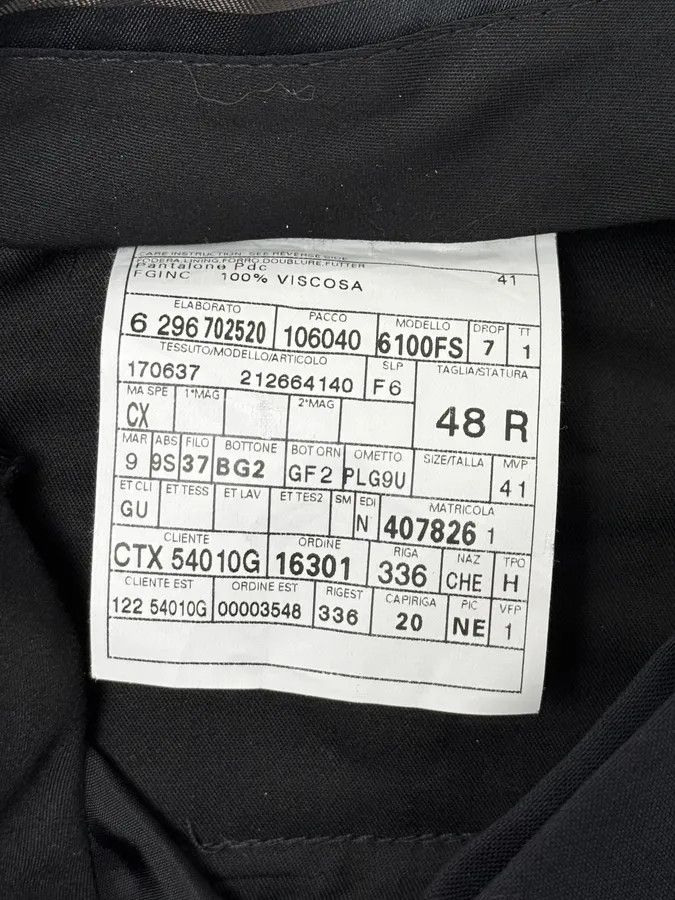 Gucci 2000s Gucci Navy Minimalist Tailored Pants Size US 32 / EU 48 - 11 Thumbnail