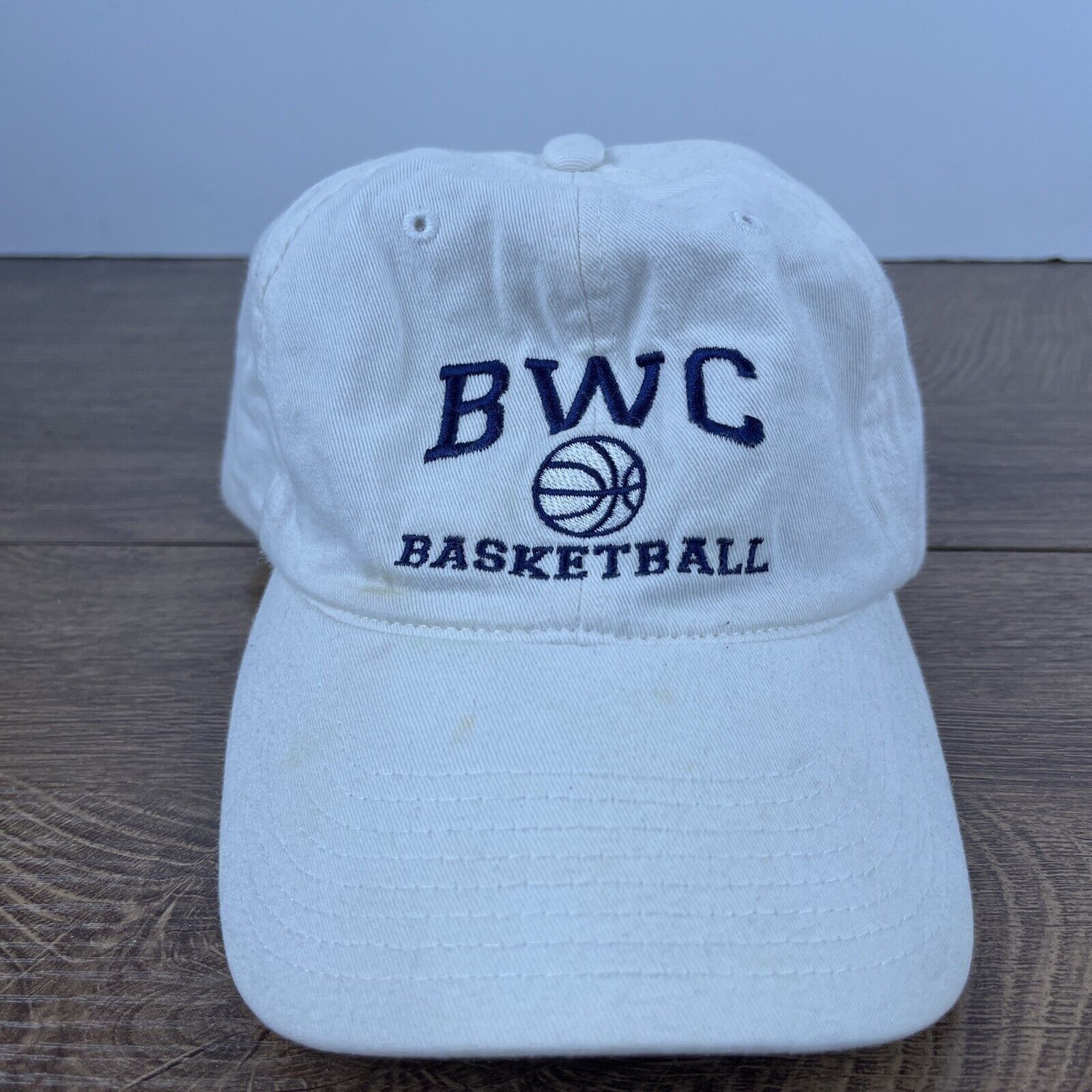 Other BWC Basketball Hat Baldwin Wallace White Adjustable Hat Adul Size ONE SIZE - 3 Thumbnail