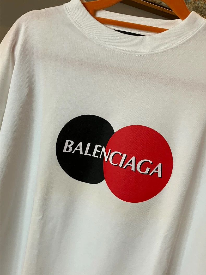 Balenciaga Balenciaga White MasterCard logo printed short sleeves Size US S / EU 44-46 / 1 - 3 Thumbnail
