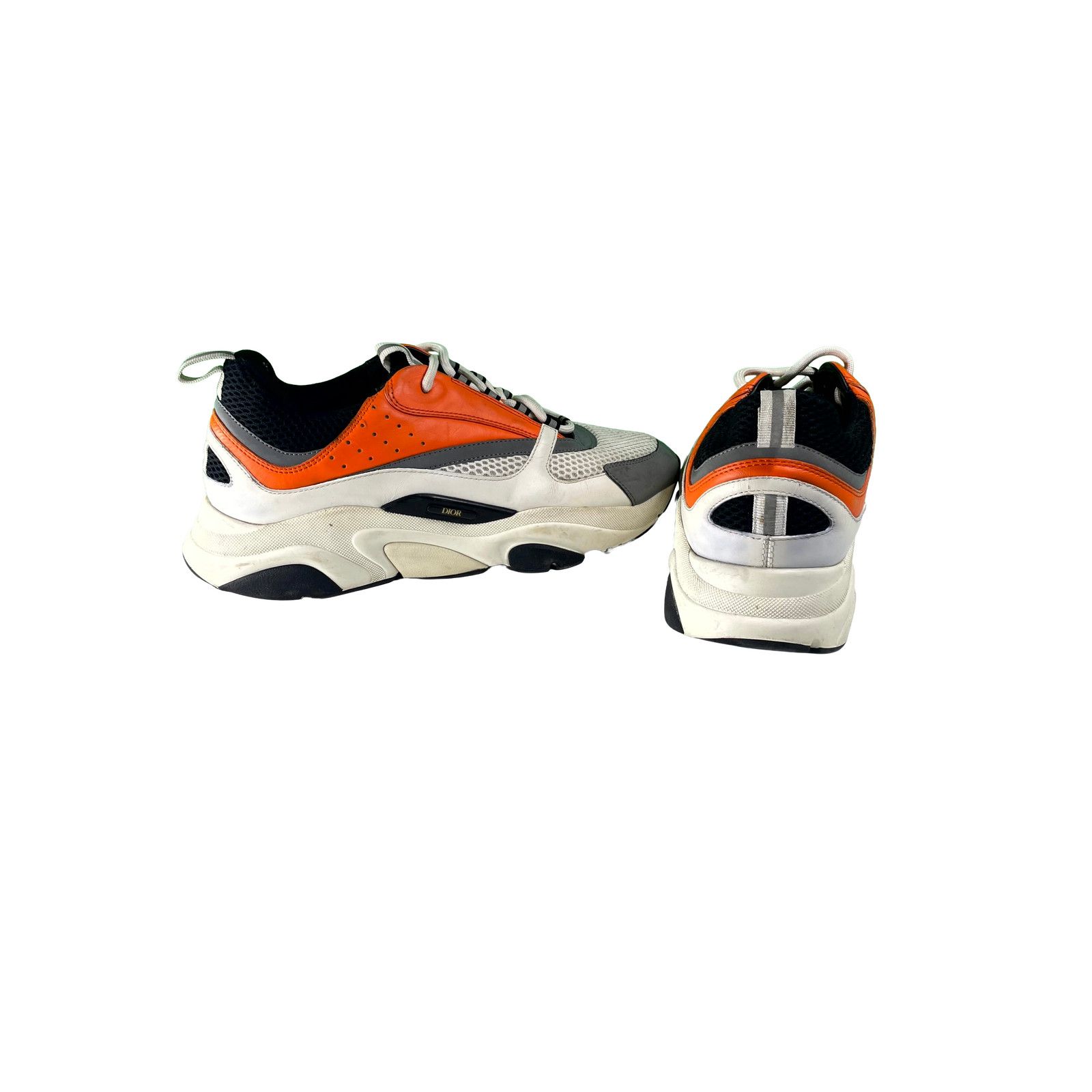 Dior Dior B22 White & Orange Sneakers Size US 12 / EU 45 - 4 Thumbnail