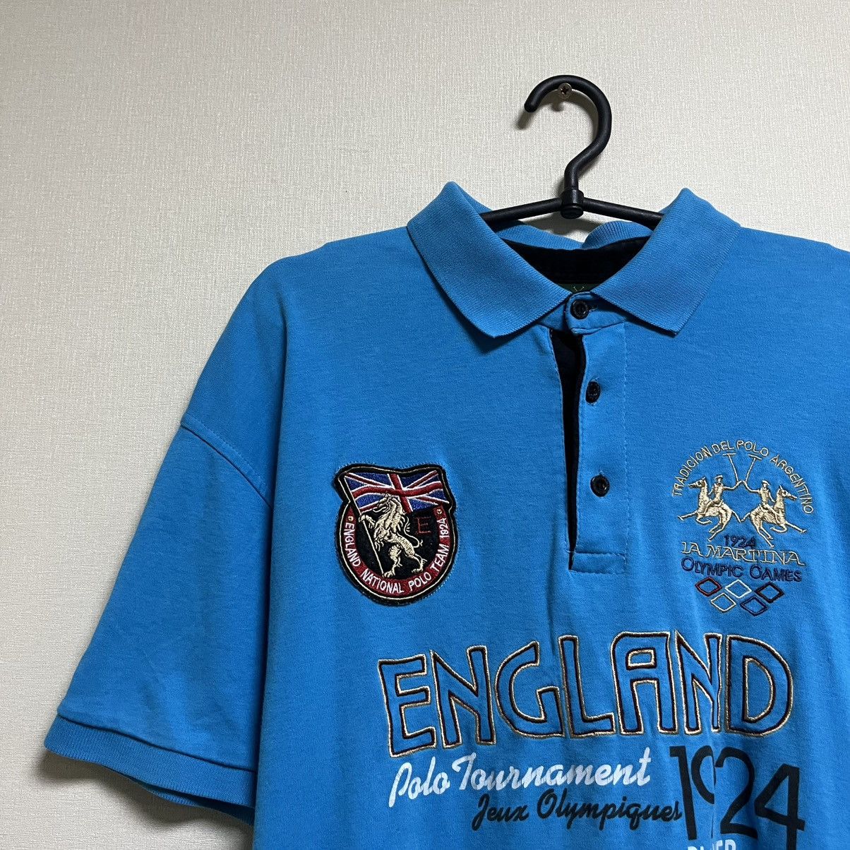 La Martina Vintage Y2K LA MARTINA Polo T-shirt Size US XL / EU 56 / 4 - 3 Thumbnail
