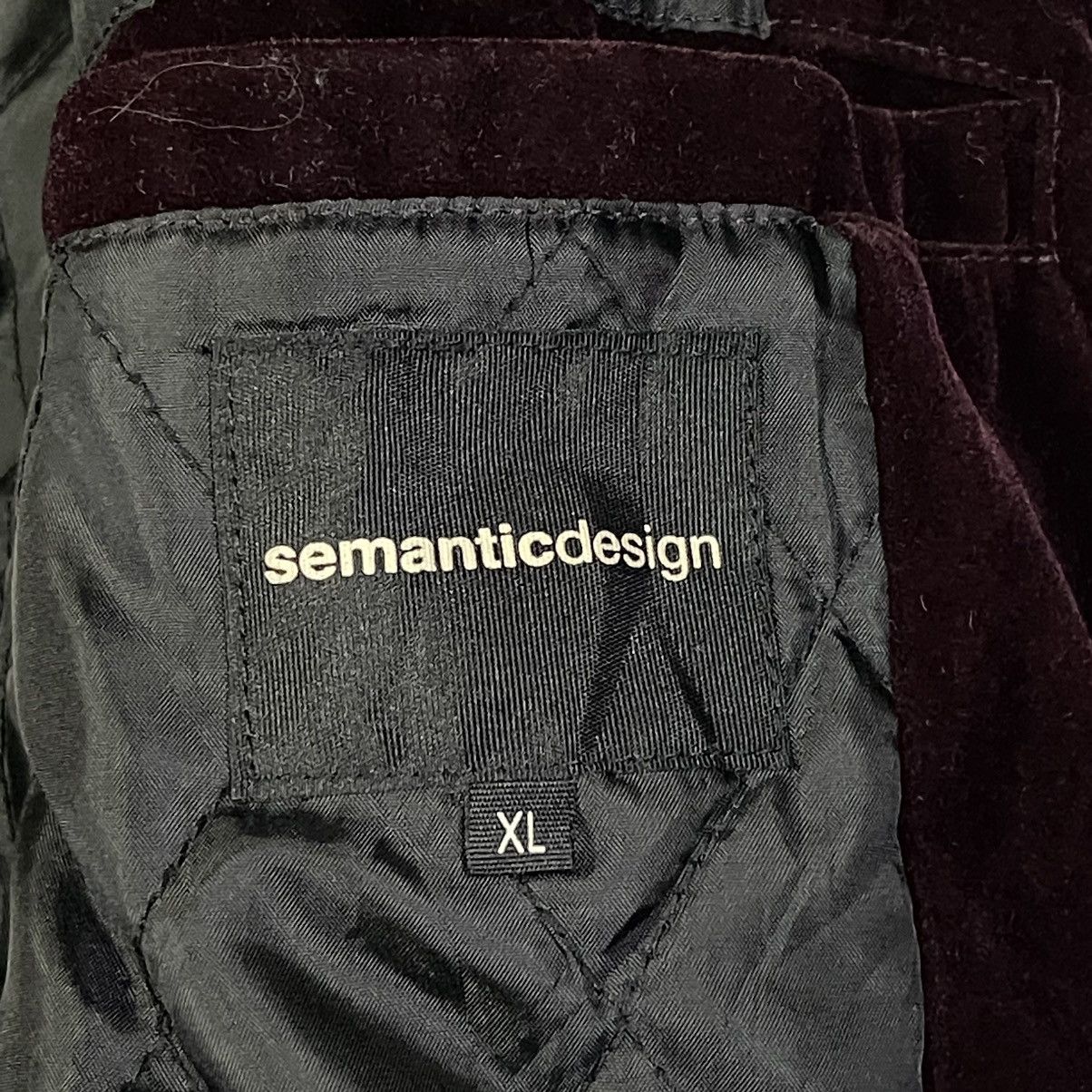 semanticdesign Semantic Design Fur Hooded Velvet Coat Size US L / EU 52-54 / 3 - 10 Thumbnail