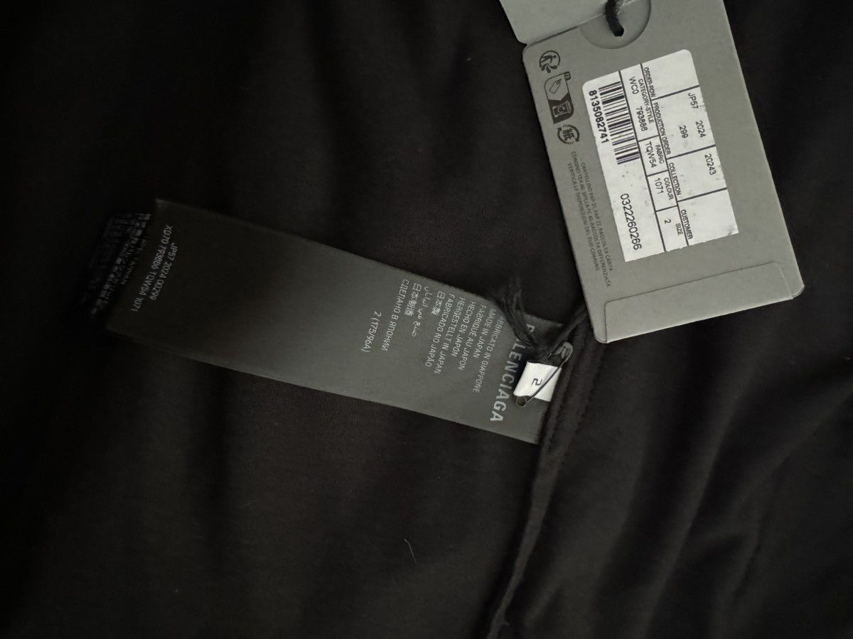 Balenciaga Balenciaga AW24 Unity Sport Destroyed Denim Jacket Sz. 2 Size US M / EU 48-50 / 2 - 14 Thumbnail