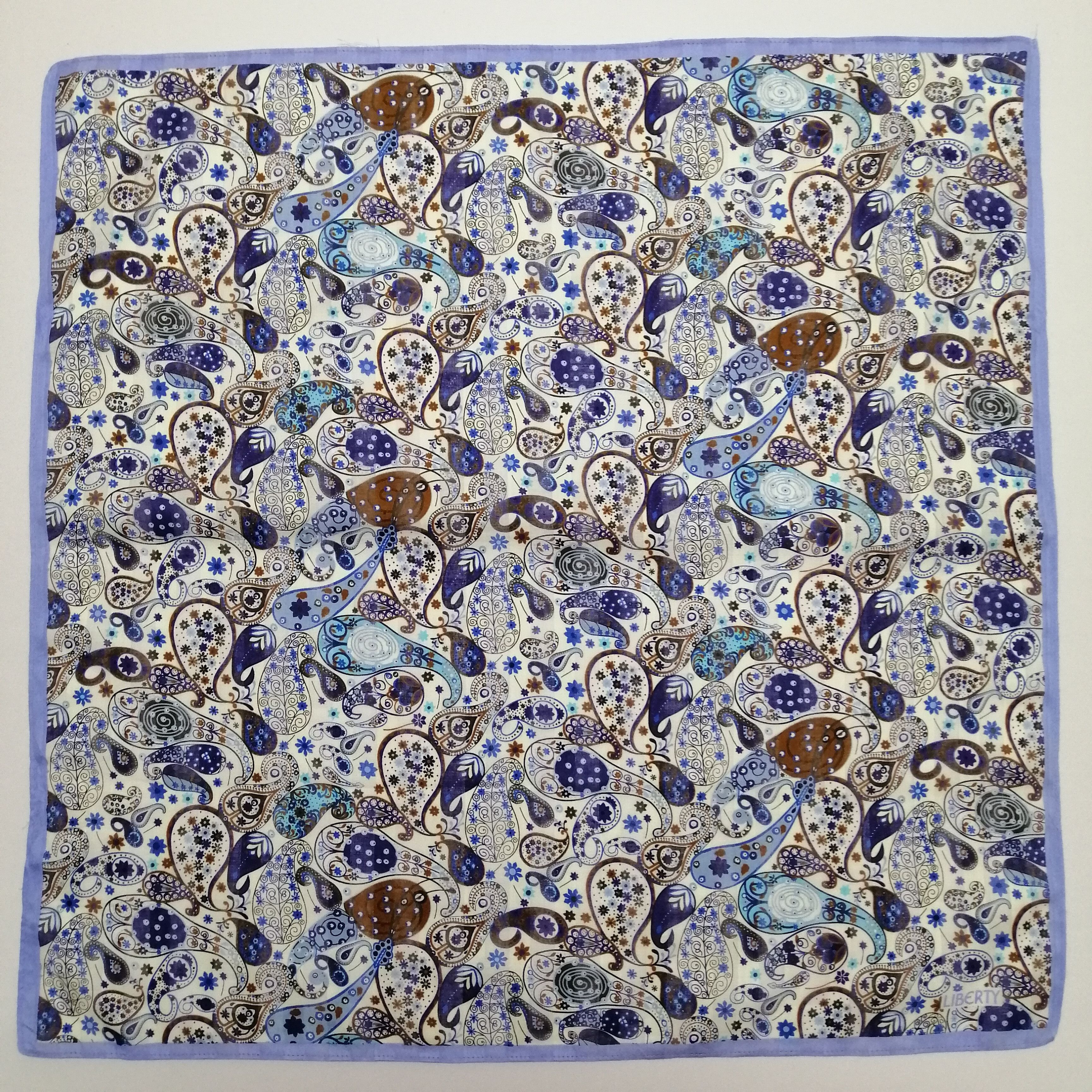 Liberty × Vintage Liberty Handkerchief / Neckerchief / Bandana-KD1336 Size ONE SIZE - 2 Thumbnail