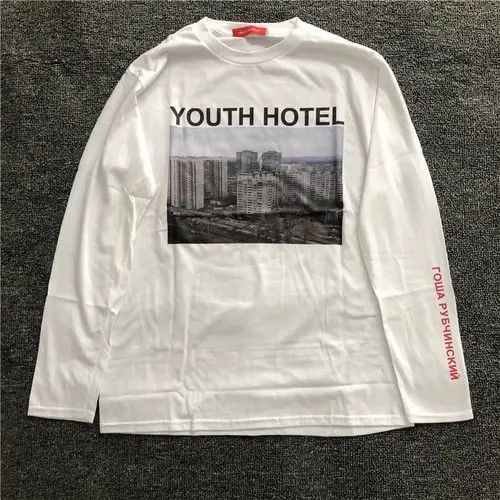 Japanese Brand × Vintage Russian Building Long Sleeve Loose T-shirt Size US M / EU 48-50 / 2 - 1 Thumbnail