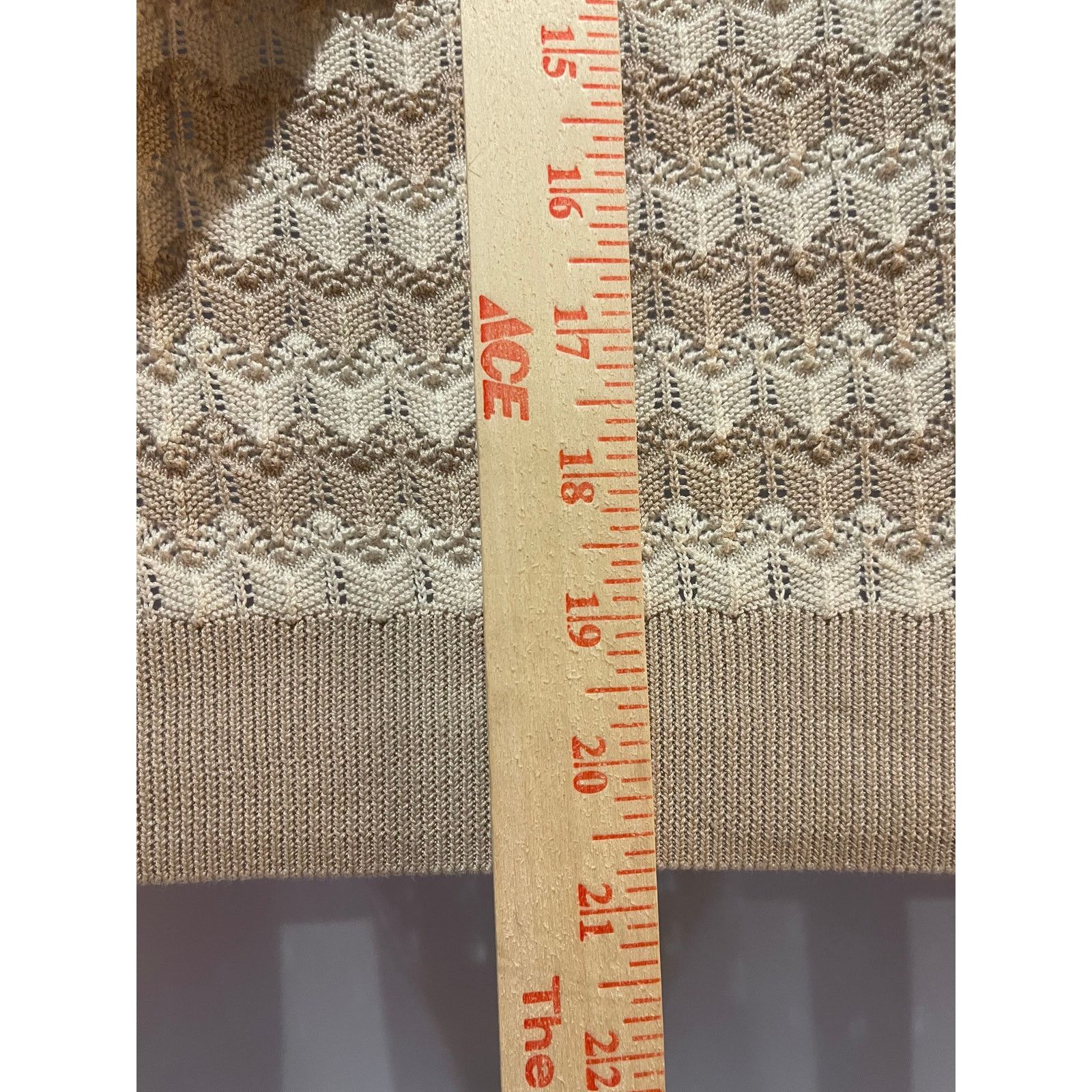 Brooks Brothers Brooks Brothers XS Textured Knit Cardigan Beige Cotton Size XS / US 0-2 / IT 36-38 - 6 Thumbnail