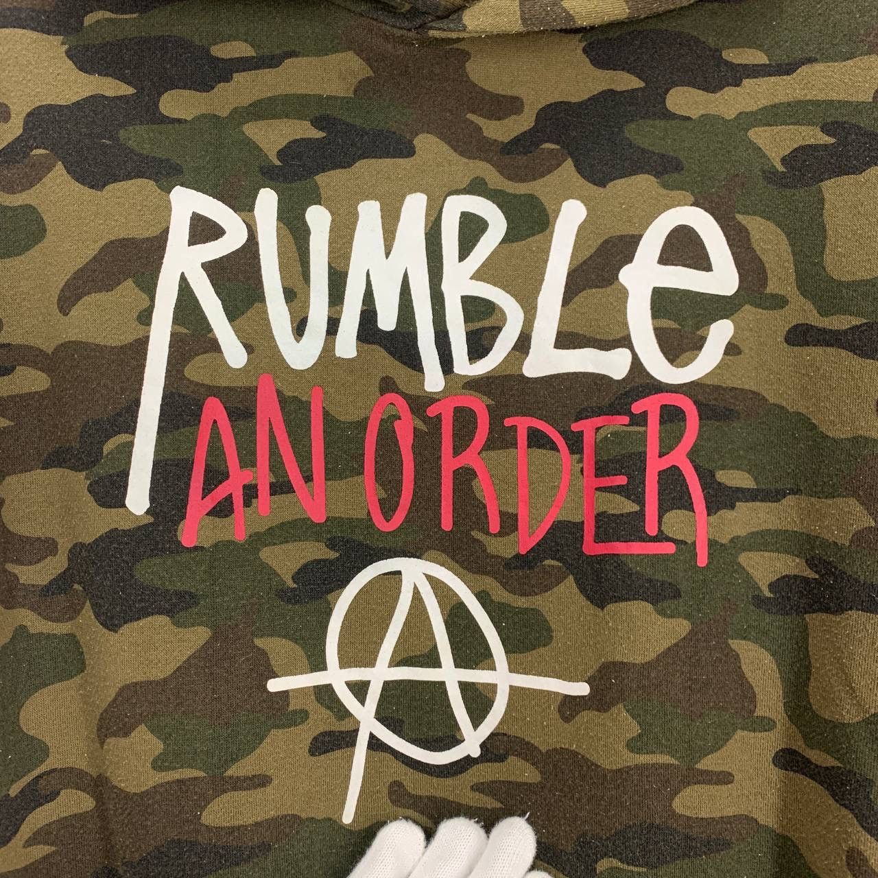 Japanese Brand BROWNY Rumble And Order Camouflage Hoodie #2397-12 Size US S / EU 44-46 / 1 - 2 Thumbnail