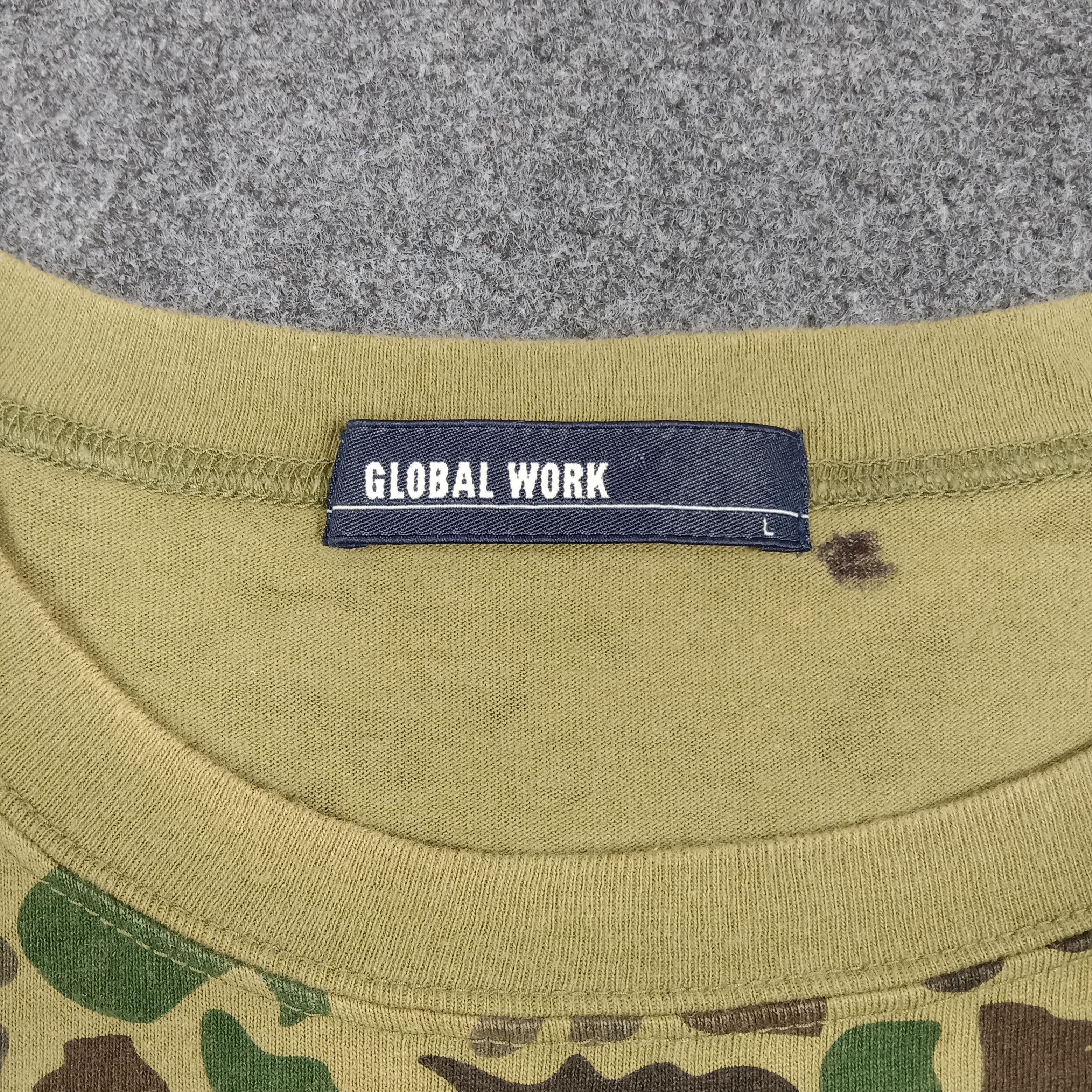 Global Work Global Work Japanese Brand Camo Tshirt C285N25 Size US L / EU 52-54 / 3 - 2 Thumbnail
