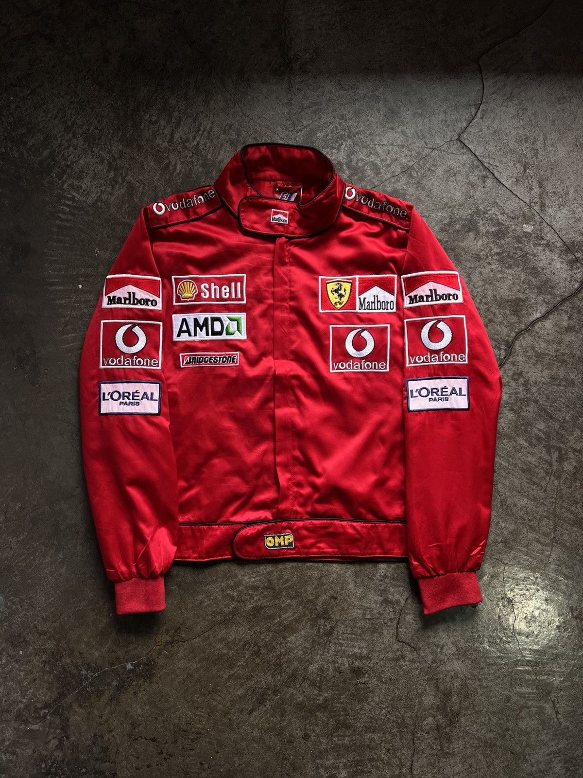 Marlboro Vtg Marlboro F1 Bomber Size US S / EU 44-46 / 1 - 1 Thumbnail