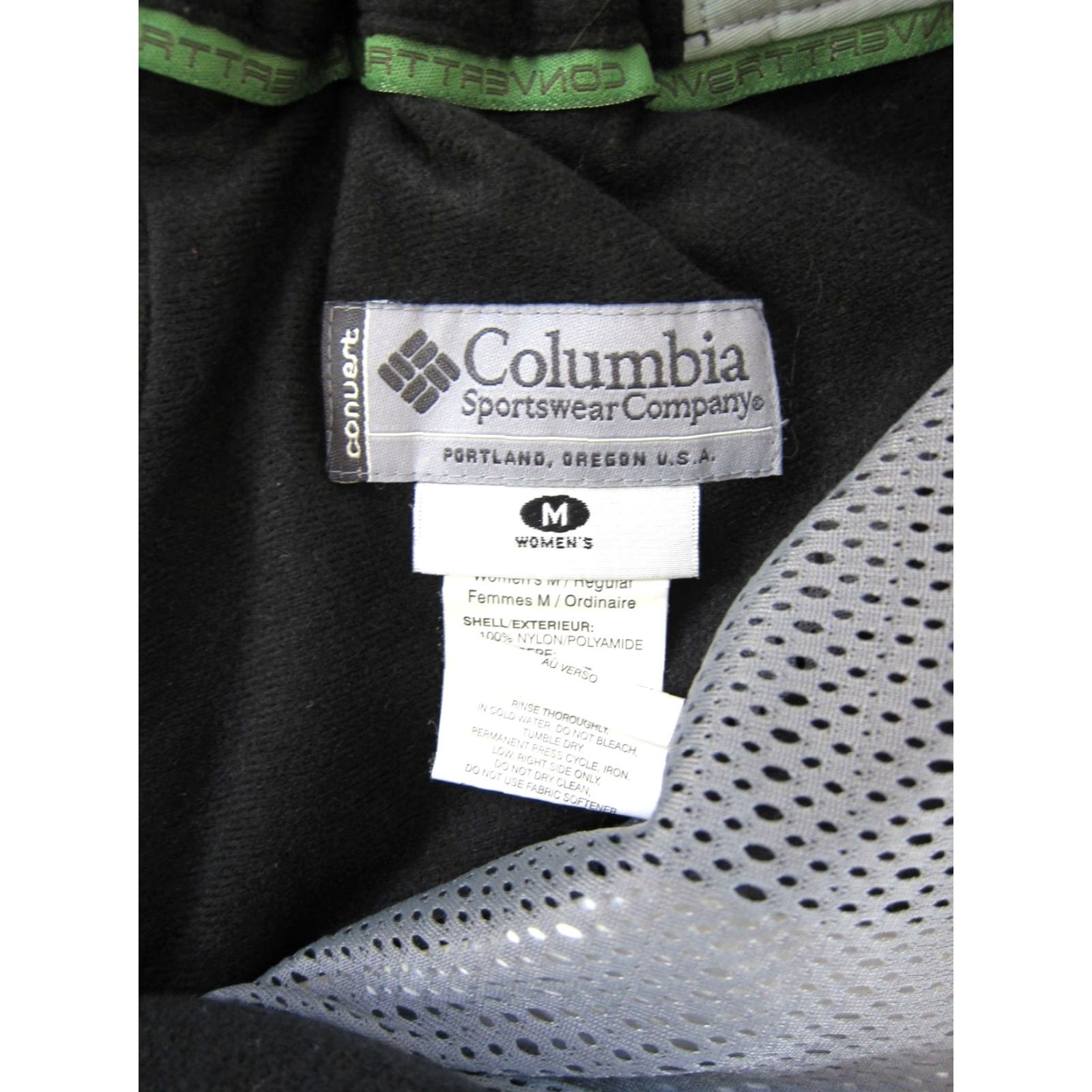 Rains Columbia Nylon Waterproof Breathable Black Rain Snow Ski Pant Women M Size 32" / US 10 / IT 46 - 3 Thumbnail