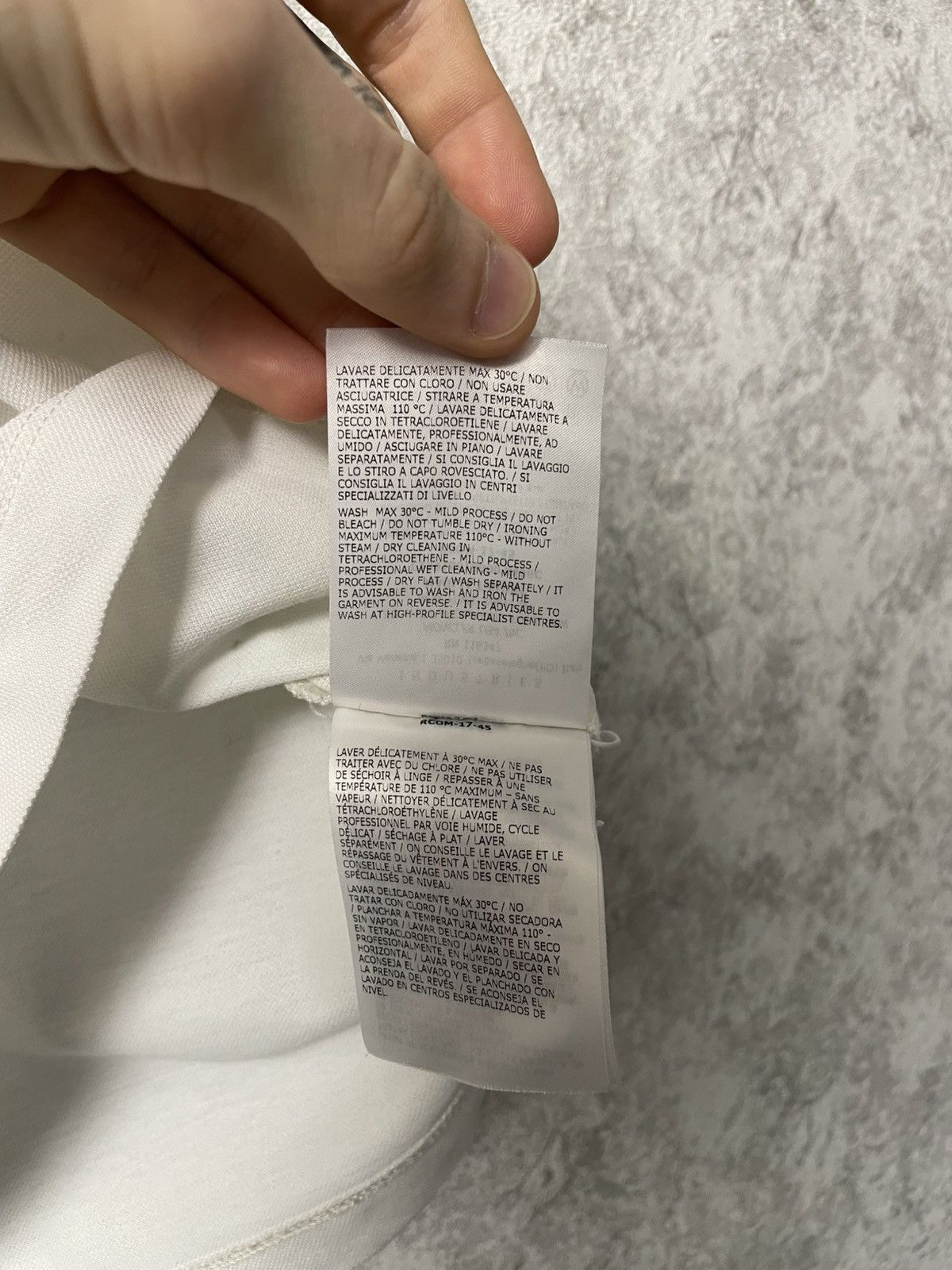 Moncler Gamme Bleu Moncler Gamme Bleu White T-Shirt With Pocket Size US M / EU 48-50 / 2 - 12 Thumbnail