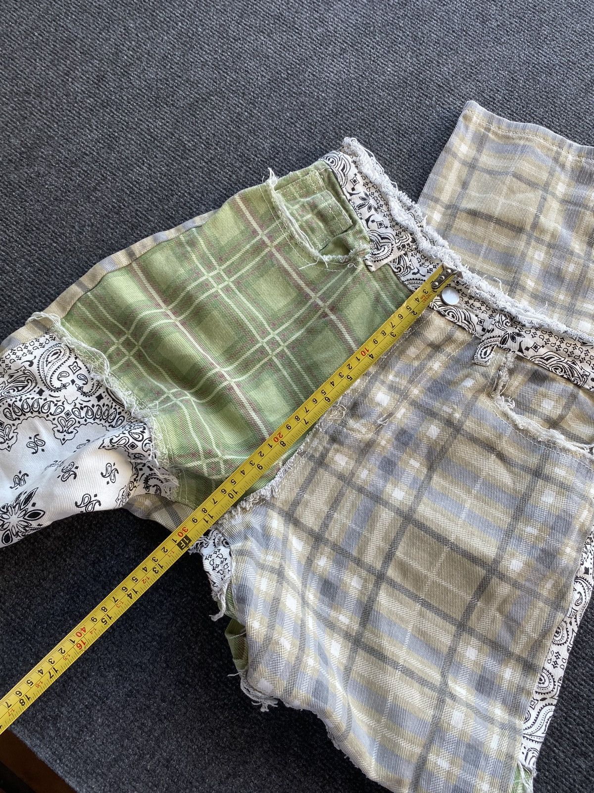 Other 🔥Opium Punk Patchwork Bandana 28 pants women straight Size 28" / US 6 / IT 42 - 6 Thumbnail