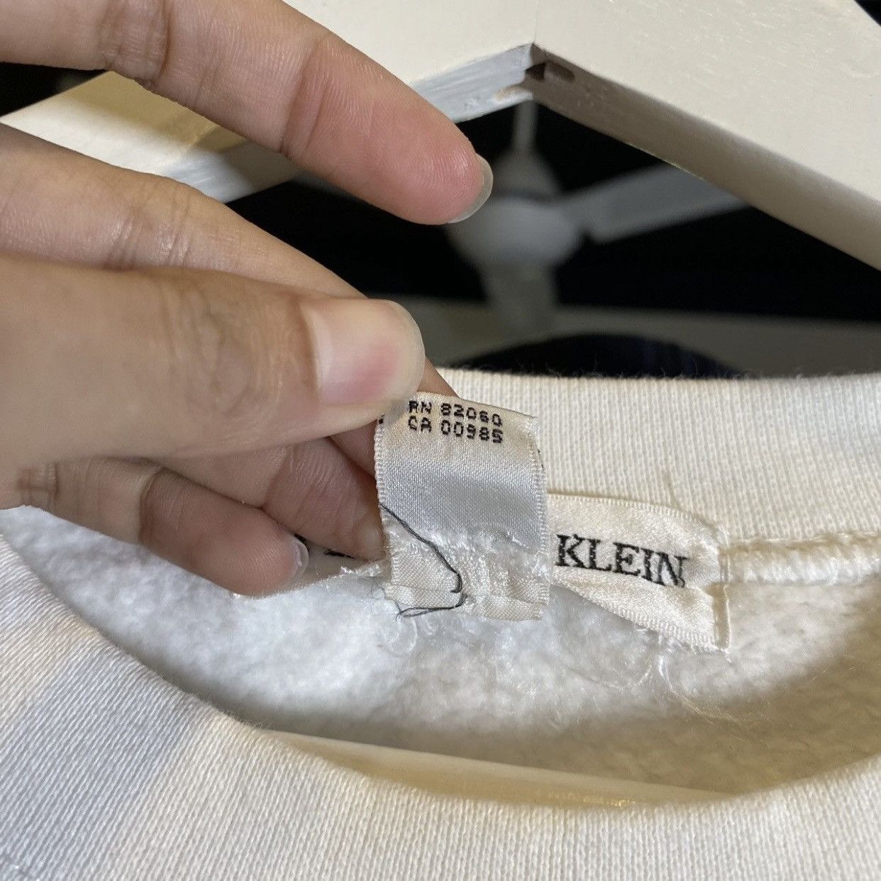 Anne Klein VINTAGE‼️Anne Klein Spell Out OSFA Made In USA Sweatshirt Size ONE SIZE - 9 Thumbnail