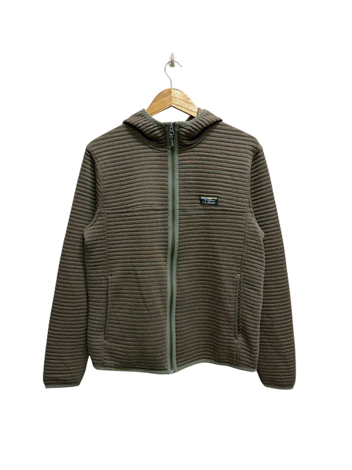 L.L. Bean L.L Bean Slightly Fitted Quilted Zip Up Outdoor Sweater Size US S / EU 44-46 / 1 - 1 Thumbnail