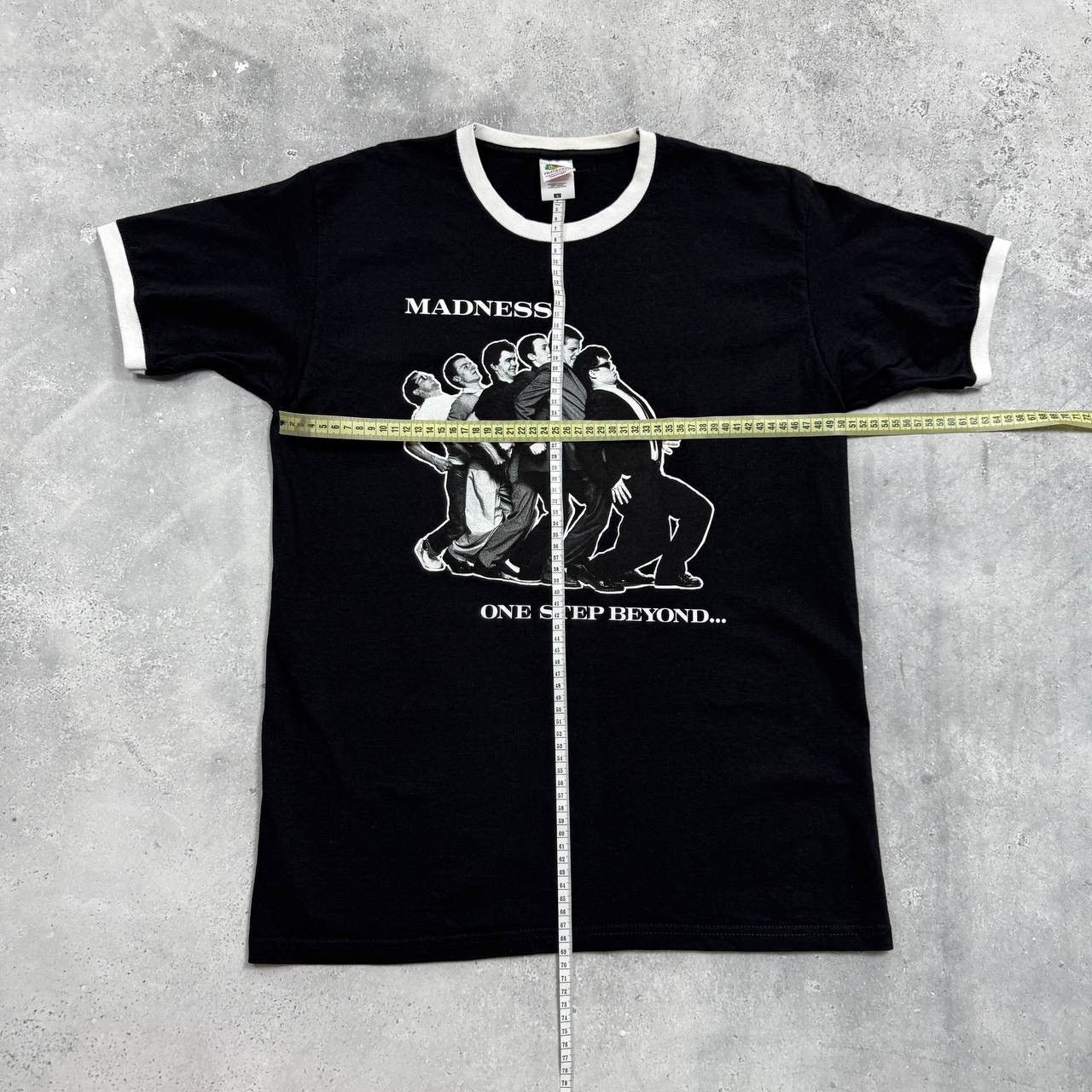 Band Tees Madness One Step Beyond Band Ringer T Shirt Black Size M/L Size US M / EU 48-50 / 2 - 2 Thumbnail