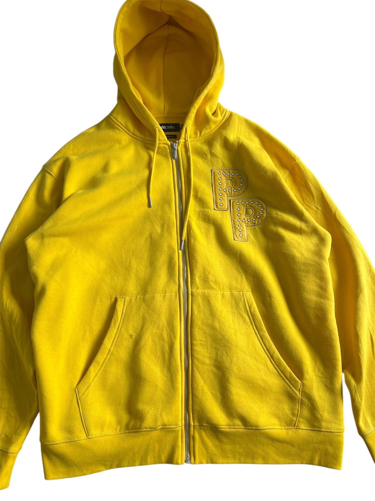 Pelle Pelle Vintage Pelle Pelle Marc Buchanan Spellout Hoodie Zipper Size US XXL / EU 58 / 5 - 4 Thumbnail