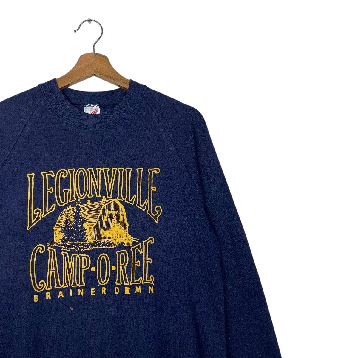 Jerzees Vintage 80s Legionville Camporee Brainerd Mn Sweatshirt Size US L / EU 52-54 / 3 - 5 Thumbnail