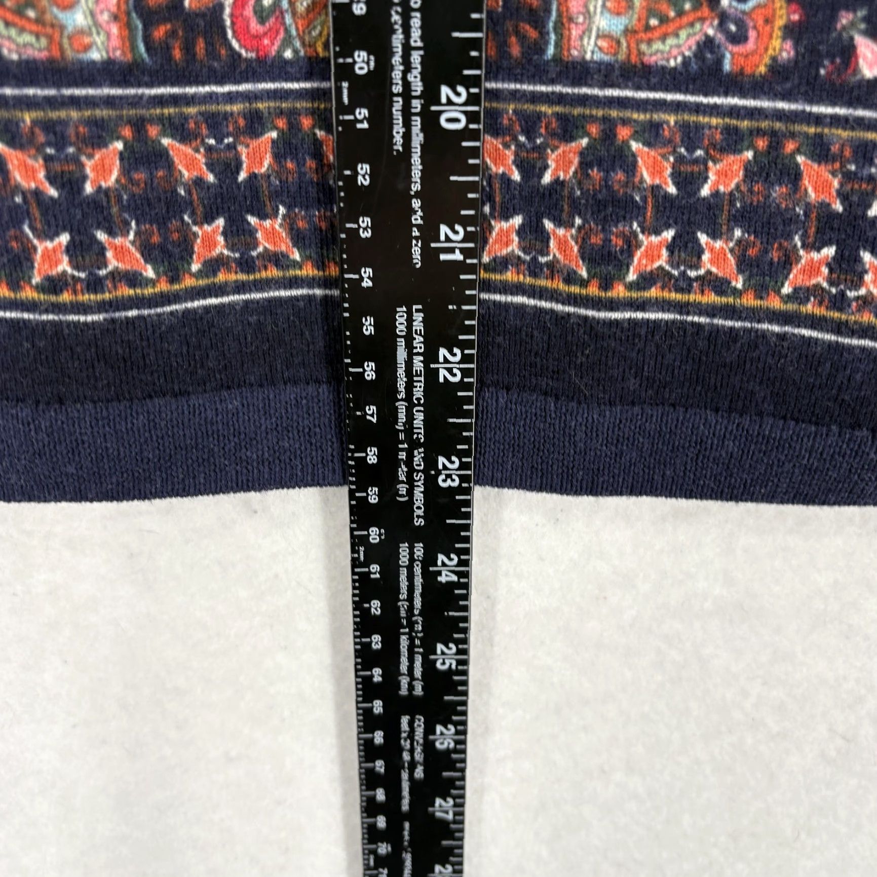 Talbots Talbots Sweater Womens Small Multicolor 100% Merino Wool Paisley Knit 3/4 Sleeve Size S / US 4 / IT 40 - 6 Thumbnail