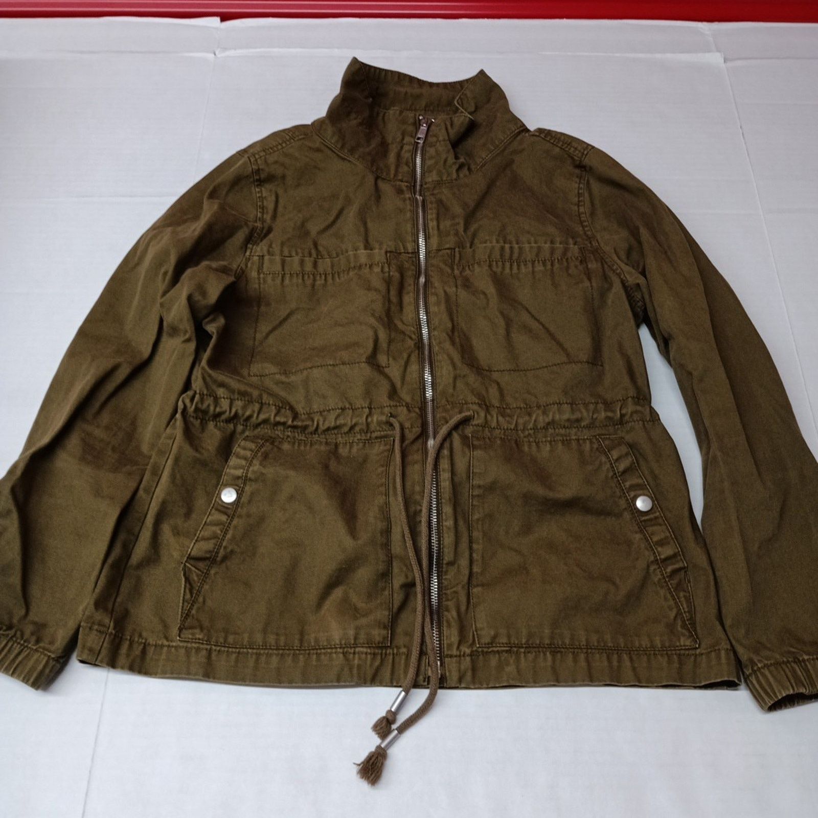 Old Navy Old Navy Women’s Utility Jacket Size M Army Green Full Zip Size M / US 6-8 / IT 42-44 - 1 Thumbnail