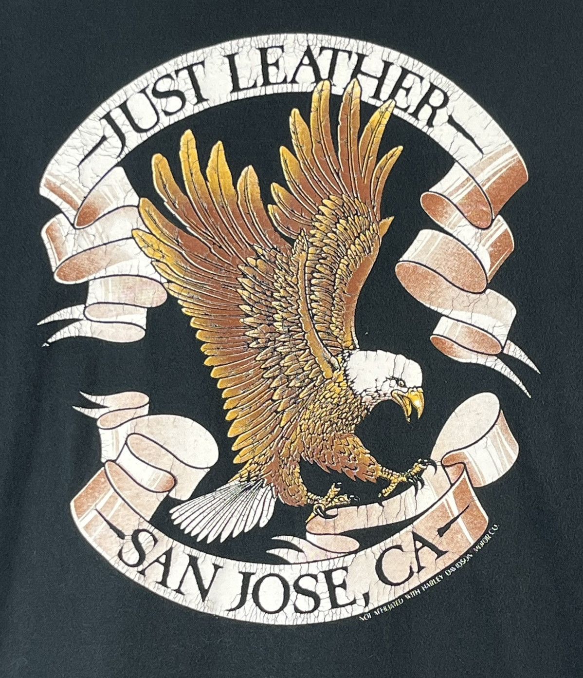 Vintage Vintage biker tshirt classic 90s eagle majestic tag XL faded Size US XL / EU 56 / 4 - 4 Thumbnail