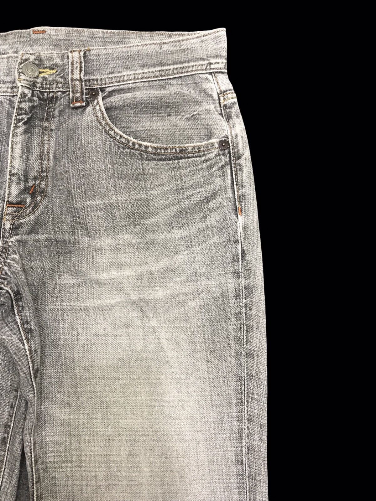 Japanese Brand 💥FLARE💥GLHEART LIMITED BLACK WASH FLARE DENIM F435 Size US 32 / EU 48 - 3 Thumbnail