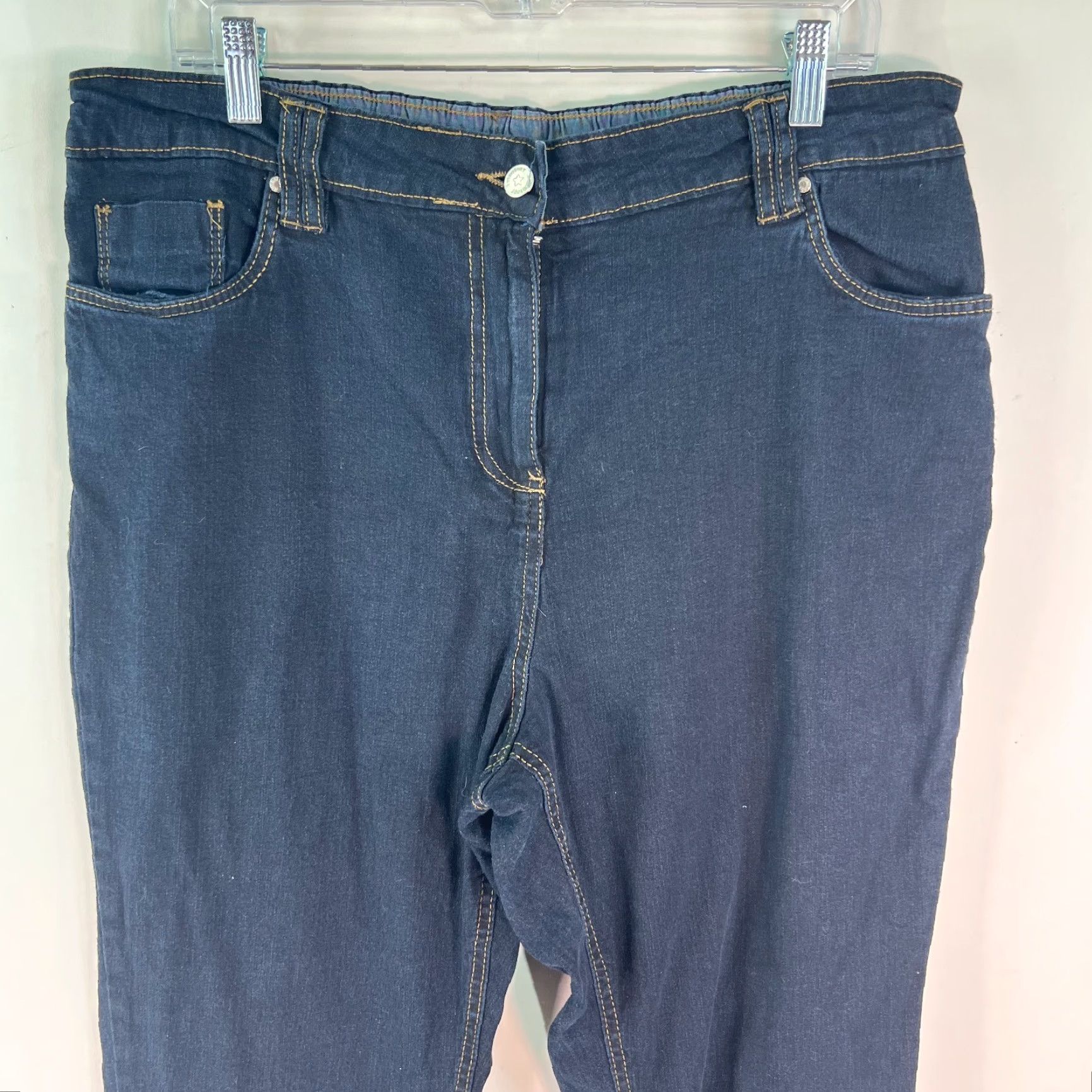 Vintage Christie Womens High Rise Jeans Bootcut Denim Blue Size 36X30 Size 25" / US 0 / IT 36 - 3 Thumbnail