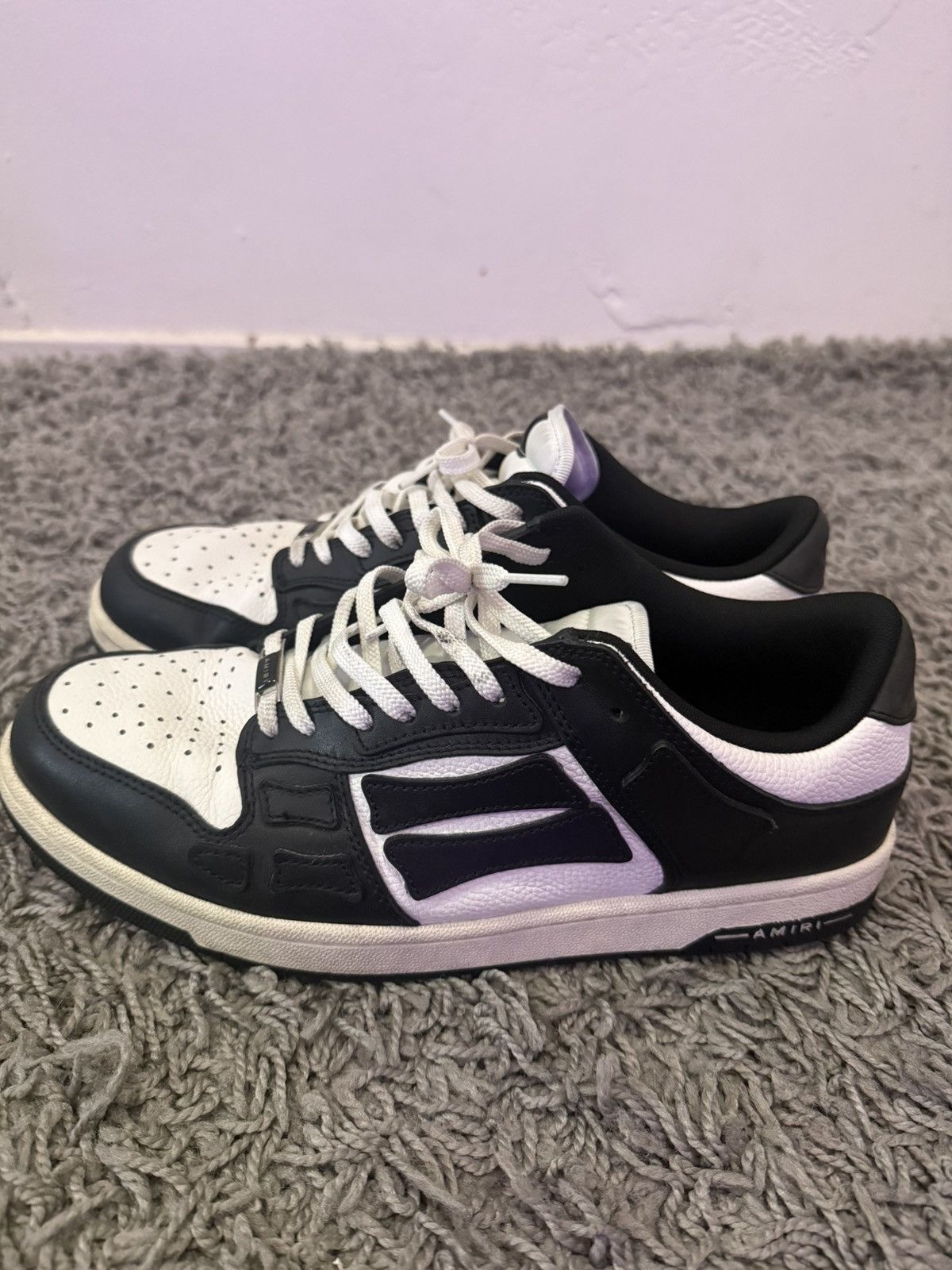 Amiri Amiri Skel Top Low Size US 12 / EU 45 - 3 Thumbnail