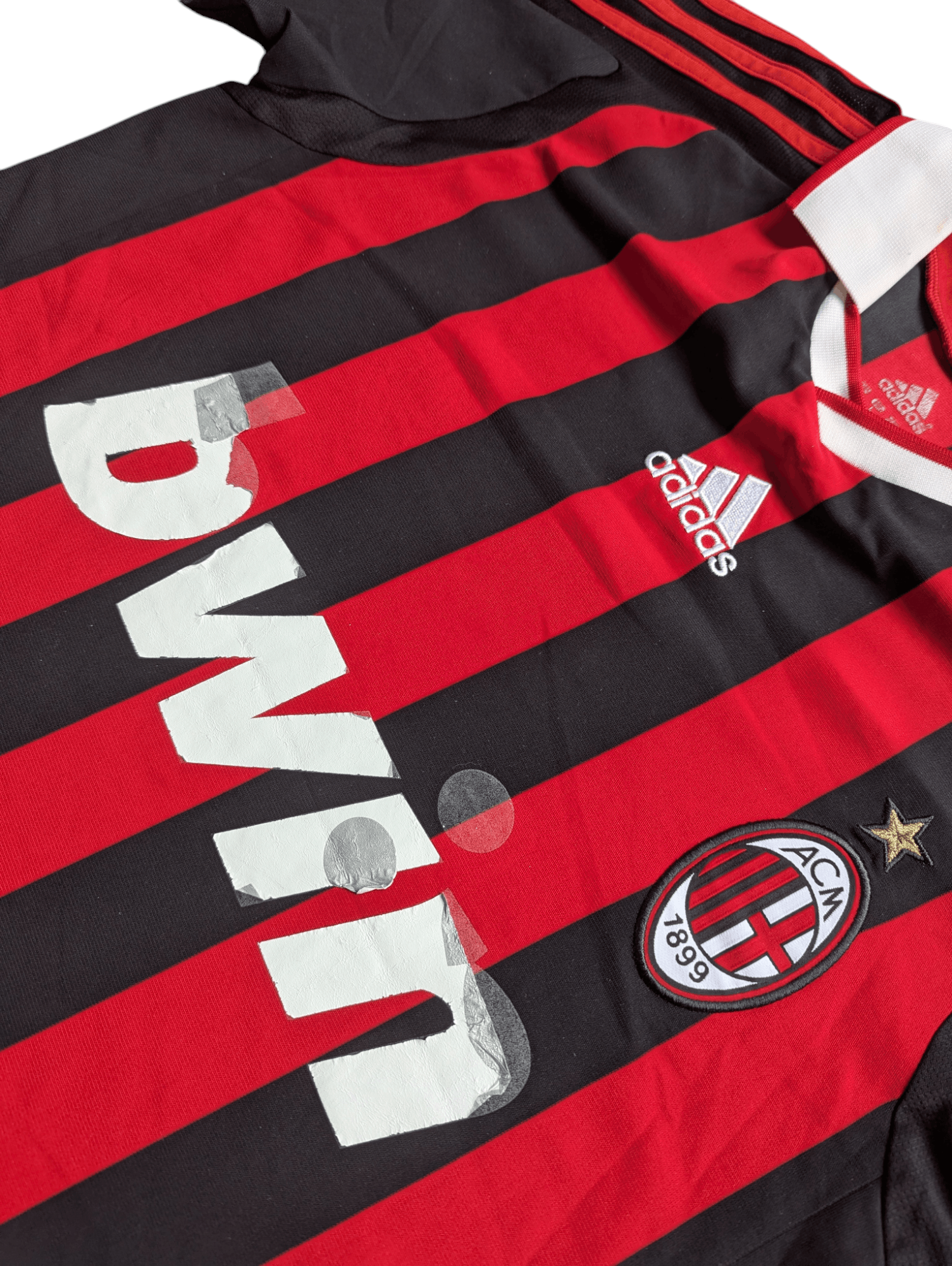 Adidas Adidas AC MILAN FC 2009/10 Home Football Shirt Jersey Size US S / EU 44-46 / 1 - 4 Thumbnail