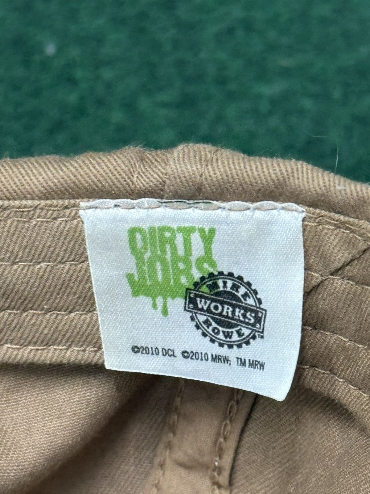 Vintage 2010 Mike Rowe Dirty Jobs Camo Strapback Hat Size ONE SIZE - 4 Thumbnail