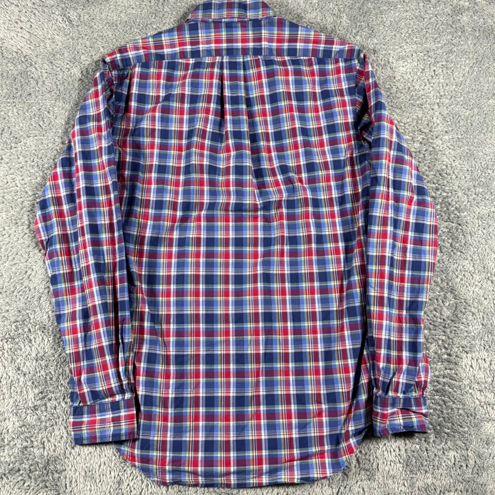 Ralph Lauren Ralph Lauren Polo Slim Fit Madras Plaid Button-Down Shirt Men M Multicolor Size US M / EU 48-50 / 2 - 4 Thumbnail