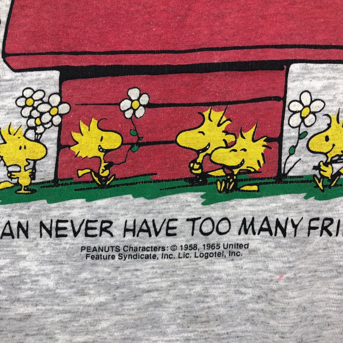 Peanuts Vintage 90s PEANUTS Snoopy T Shirt Oneita Tag Size XL Size US XL / EU 56 / 4 - 4 Thumbnail