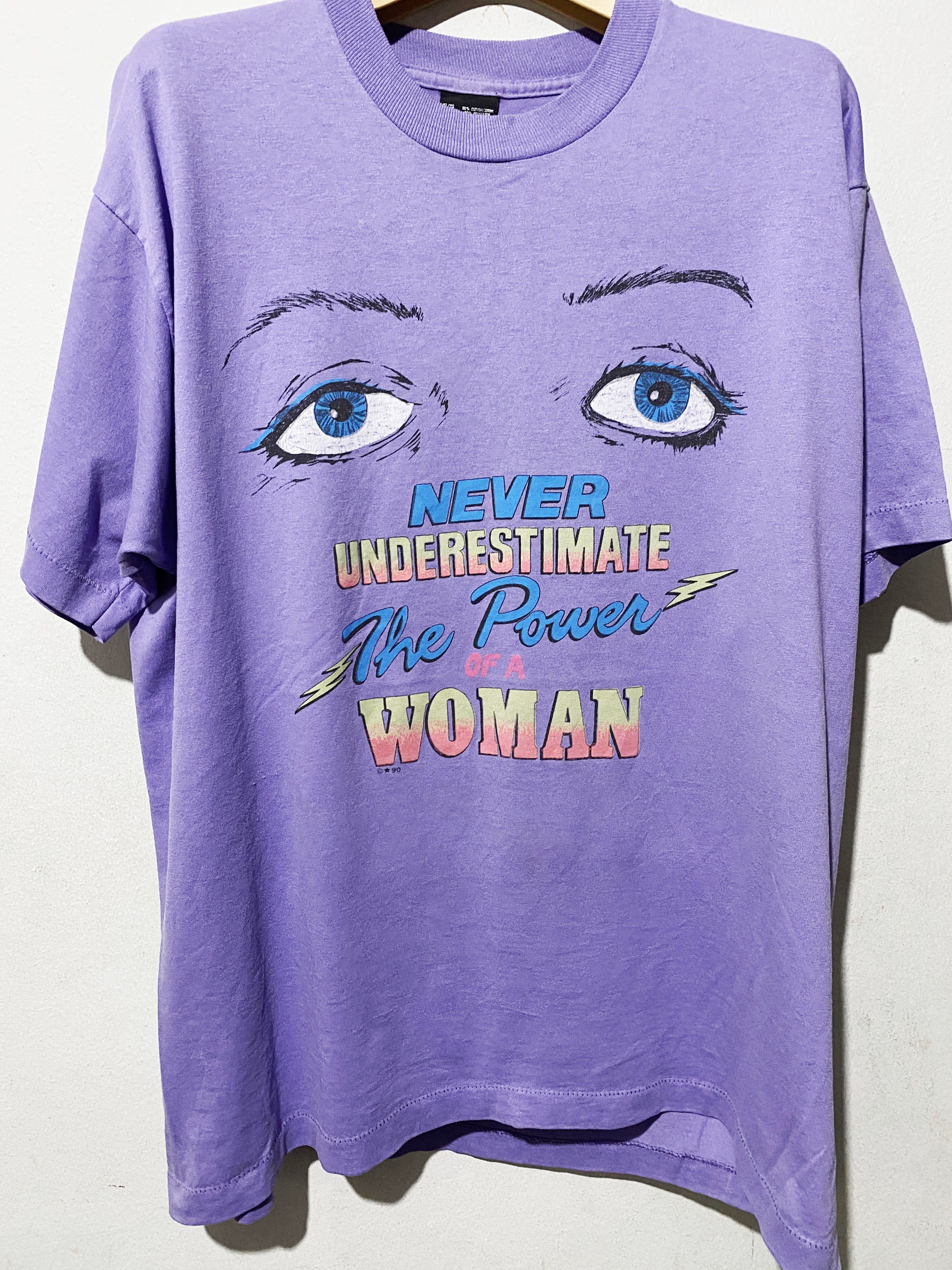 Vintage Vintage The Power of a Woman Shirt Size US L / EU 52-54 / 3 - 1 Thumbnail