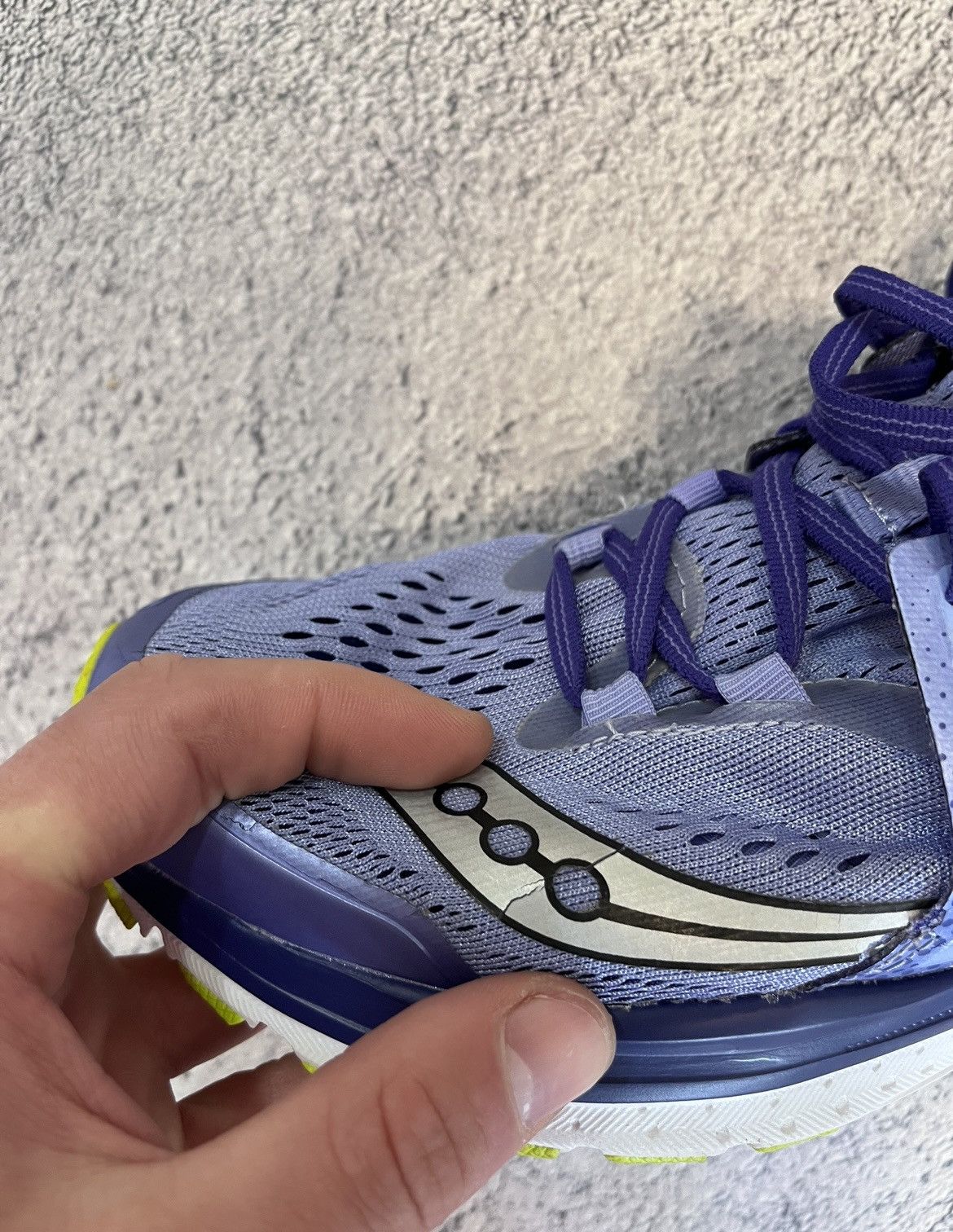 Saucony Saucony Hurricane ISO 3 W Women’s Running Shoes Purple Navy Size US 8.5 / IT 38.5 - 14 Thumbnail