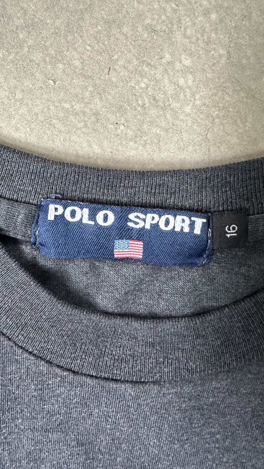 Polo Ralph Lauren VINTAGE WELL FADED POLO SPORT POLO JEANS TEE Size US M / EU 48-50 / 2 - 4 Thumbnail