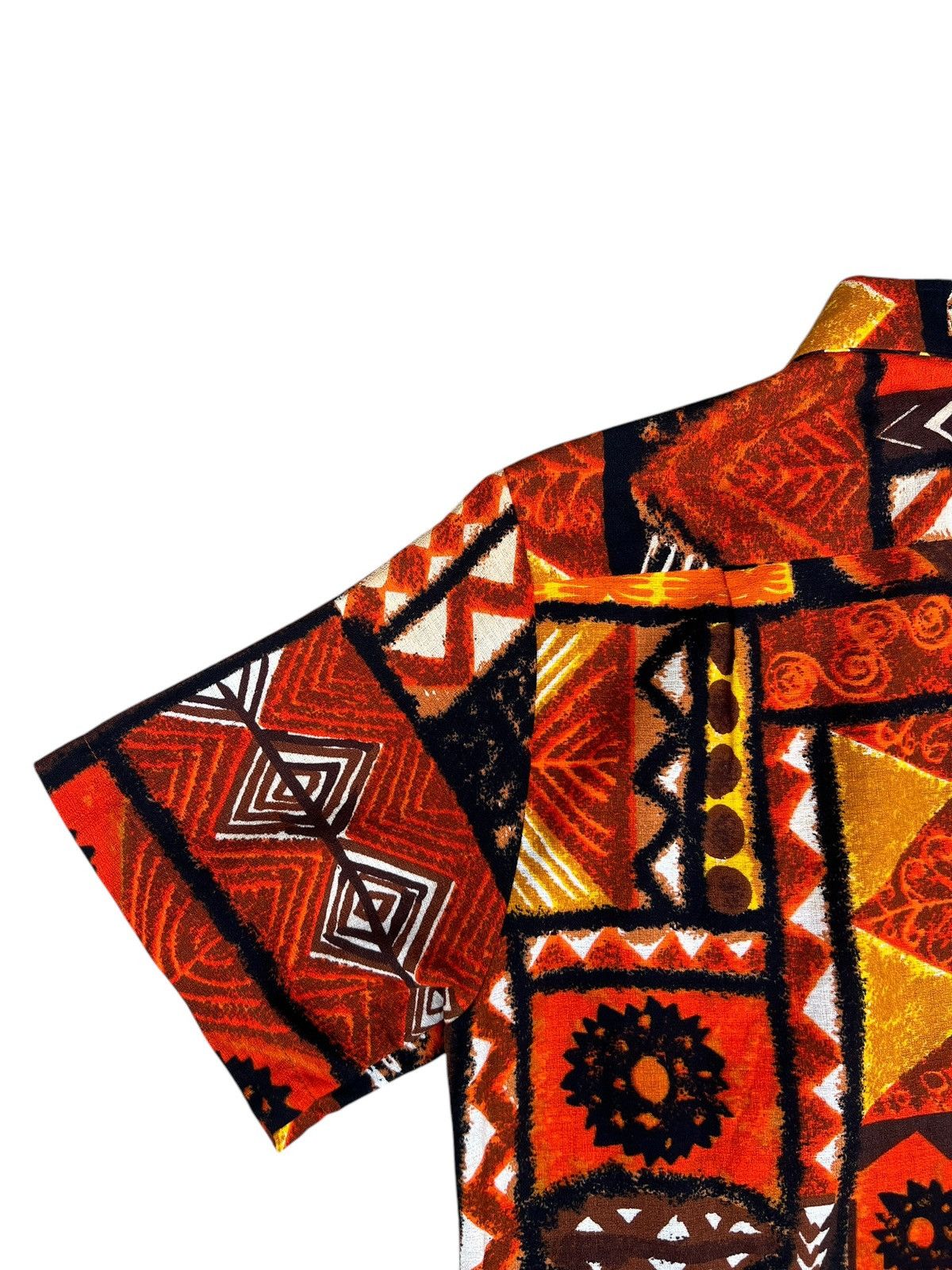 Vintage Vintage 60s 70s Royal Hawaiian Barkcloth Hawaii Shirt Size US M / EU 48-50 / 2 - 14 Thumbnail
