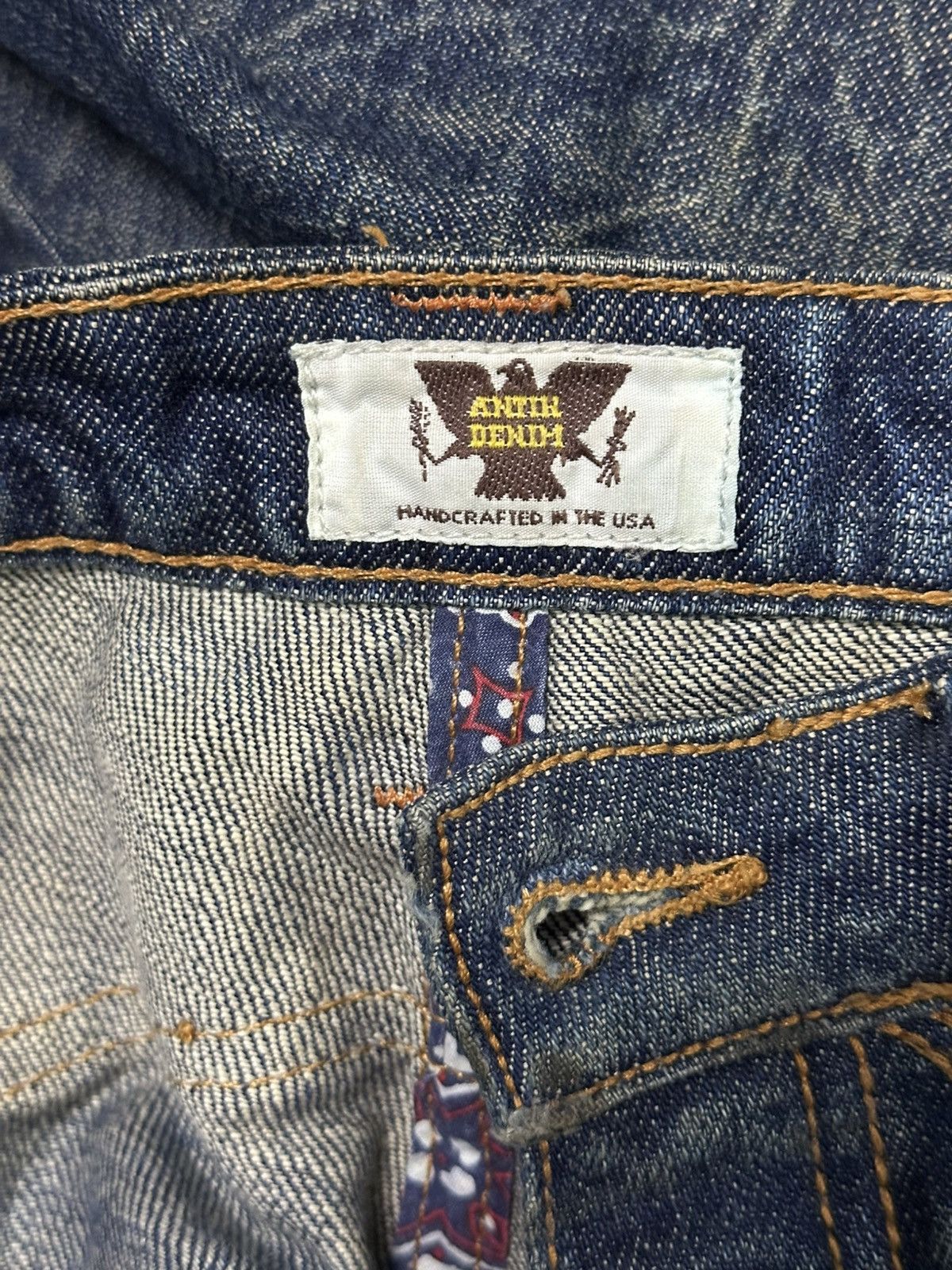 Japanese Brand Vintage Y2k Antik Denim Tiger Embroid. Size US 32 / EU 48 - 8 Thumbnail