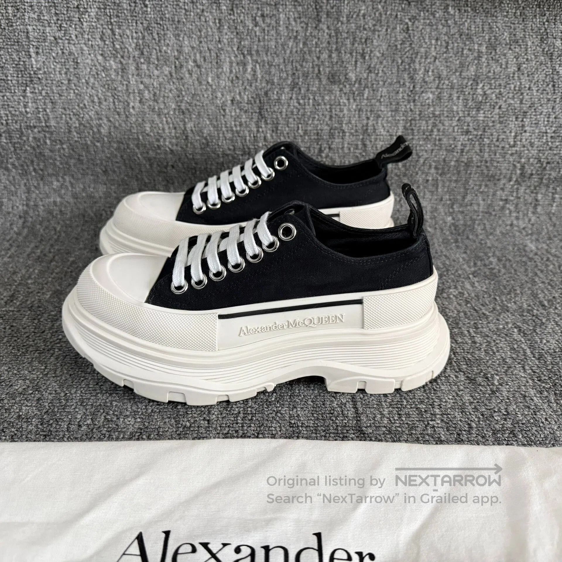 Alexander McQueen Alexander McQueen Platform Canvas Shoes 35.5. Size US 4.5 / IT 34.5 - 1 Thumbnail