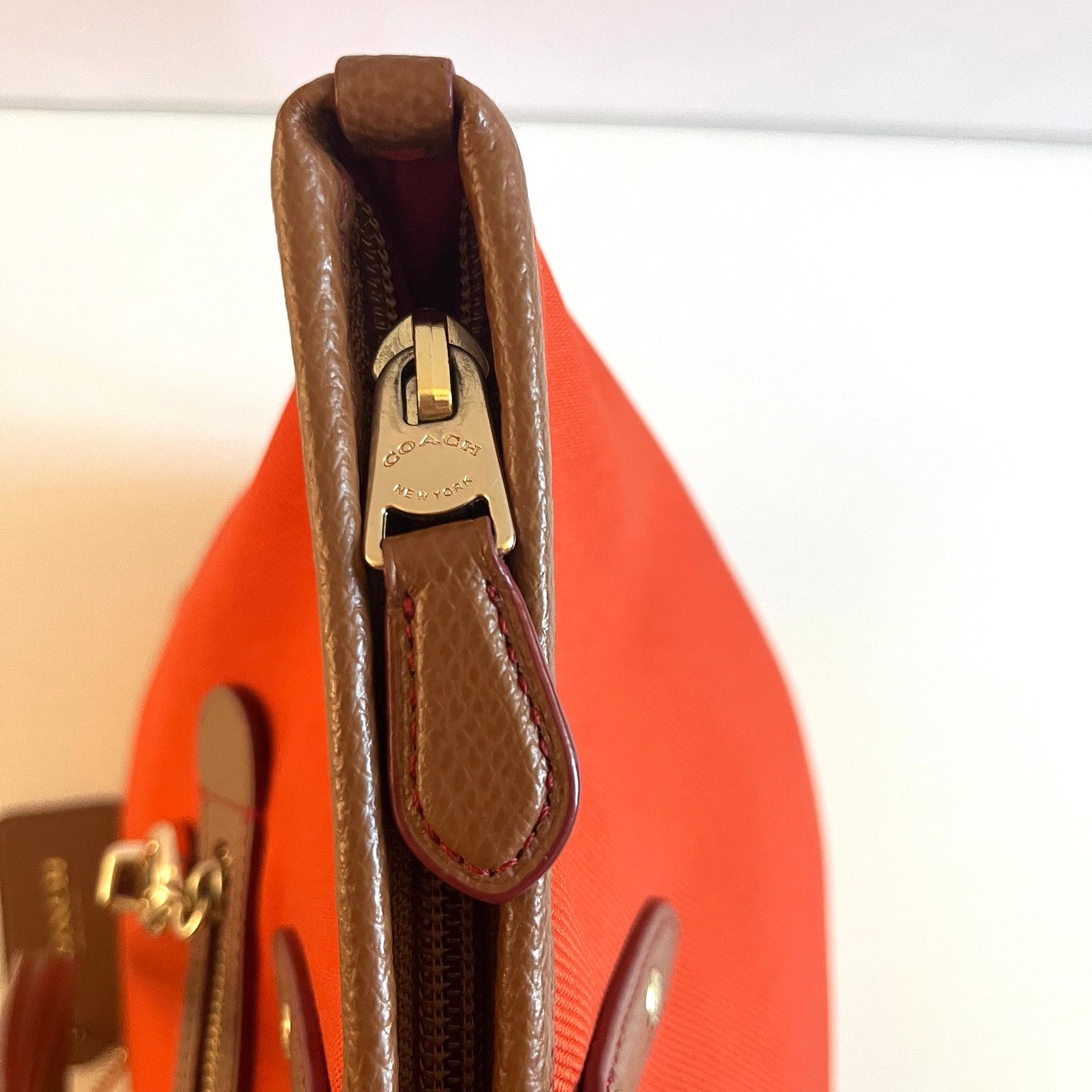 Coach COACH Sawyer Tote Bag, Orange, Fall Shoulder Bag Size ONE SIZE - 12 Thumbnail