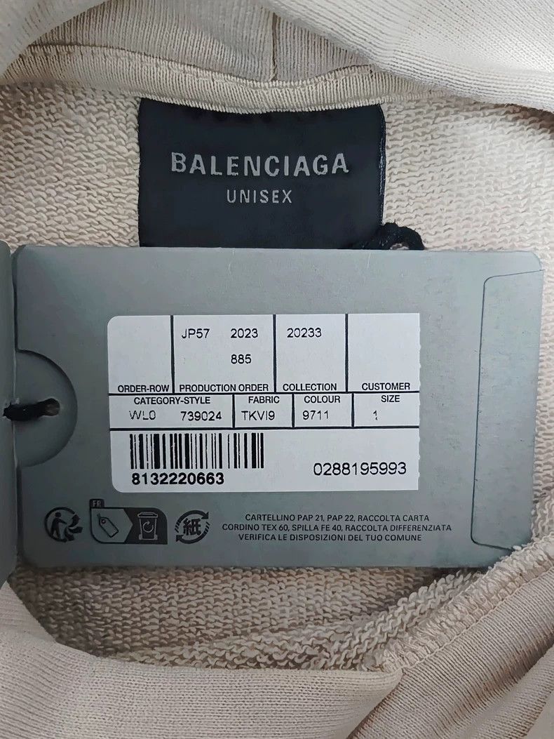 Balenciaga Balenciaga 23ss Cola Embroidered Logo Letter Printed Hoodie Size US S / EU 44-46 / 1 - 5 Thumbnail